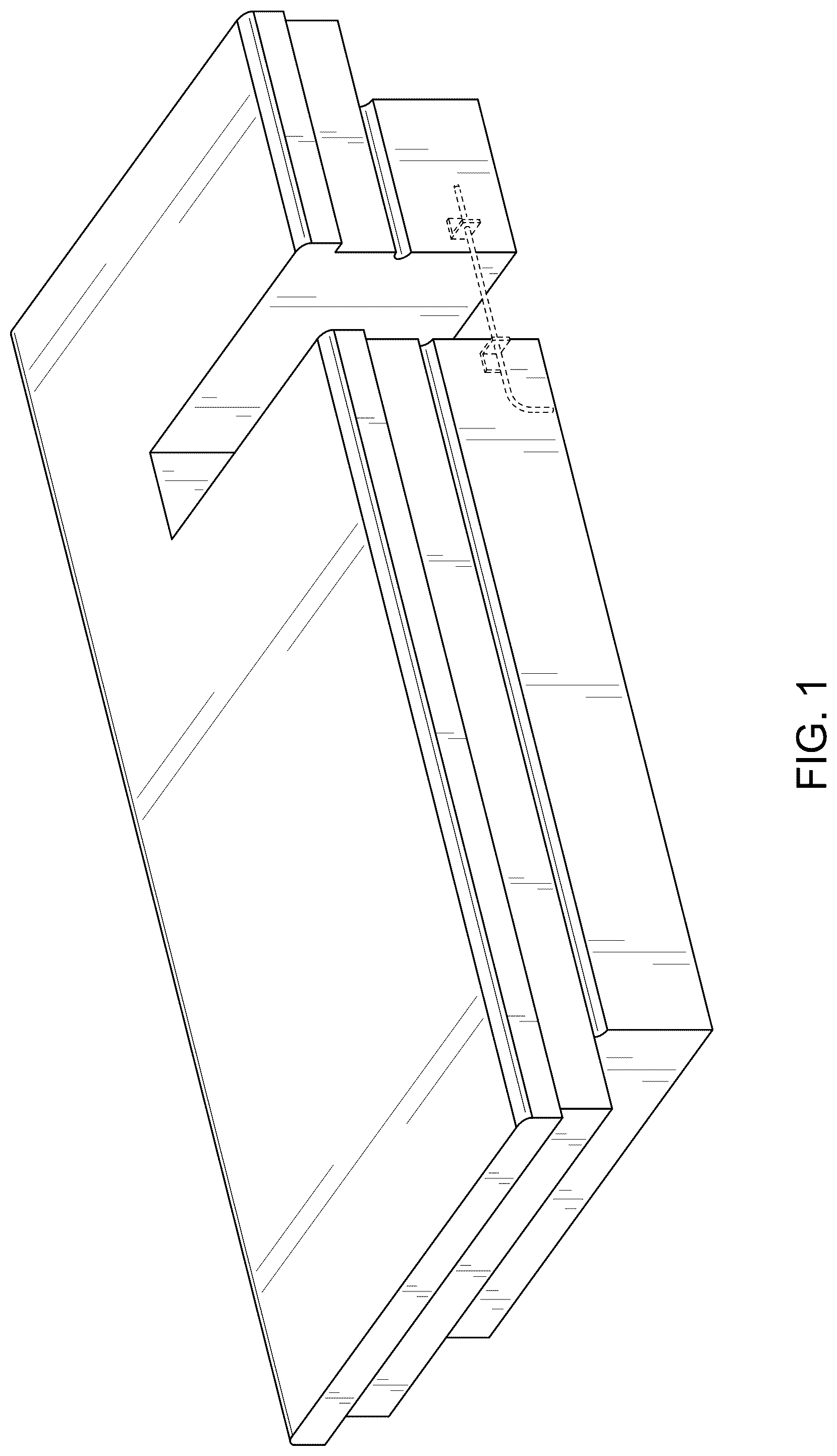 Patent USD1076766 — Device for securing two-wheeled vehicles during transport — Figure 1