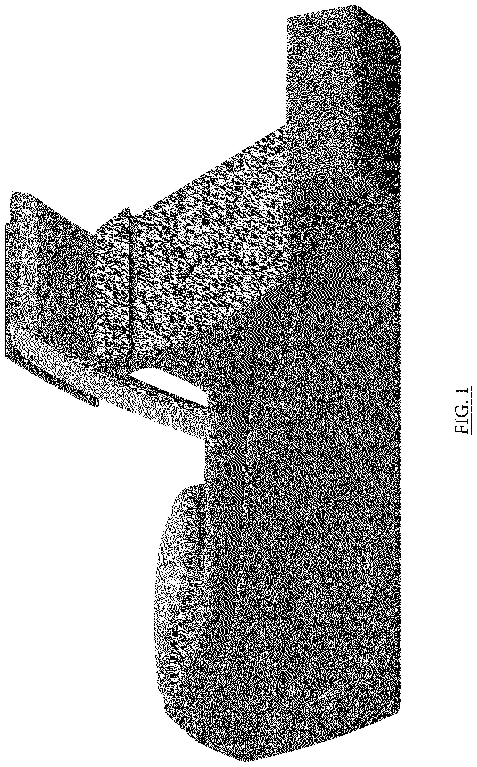 Patent USD1076767 — Vehicle center console — Figure 1