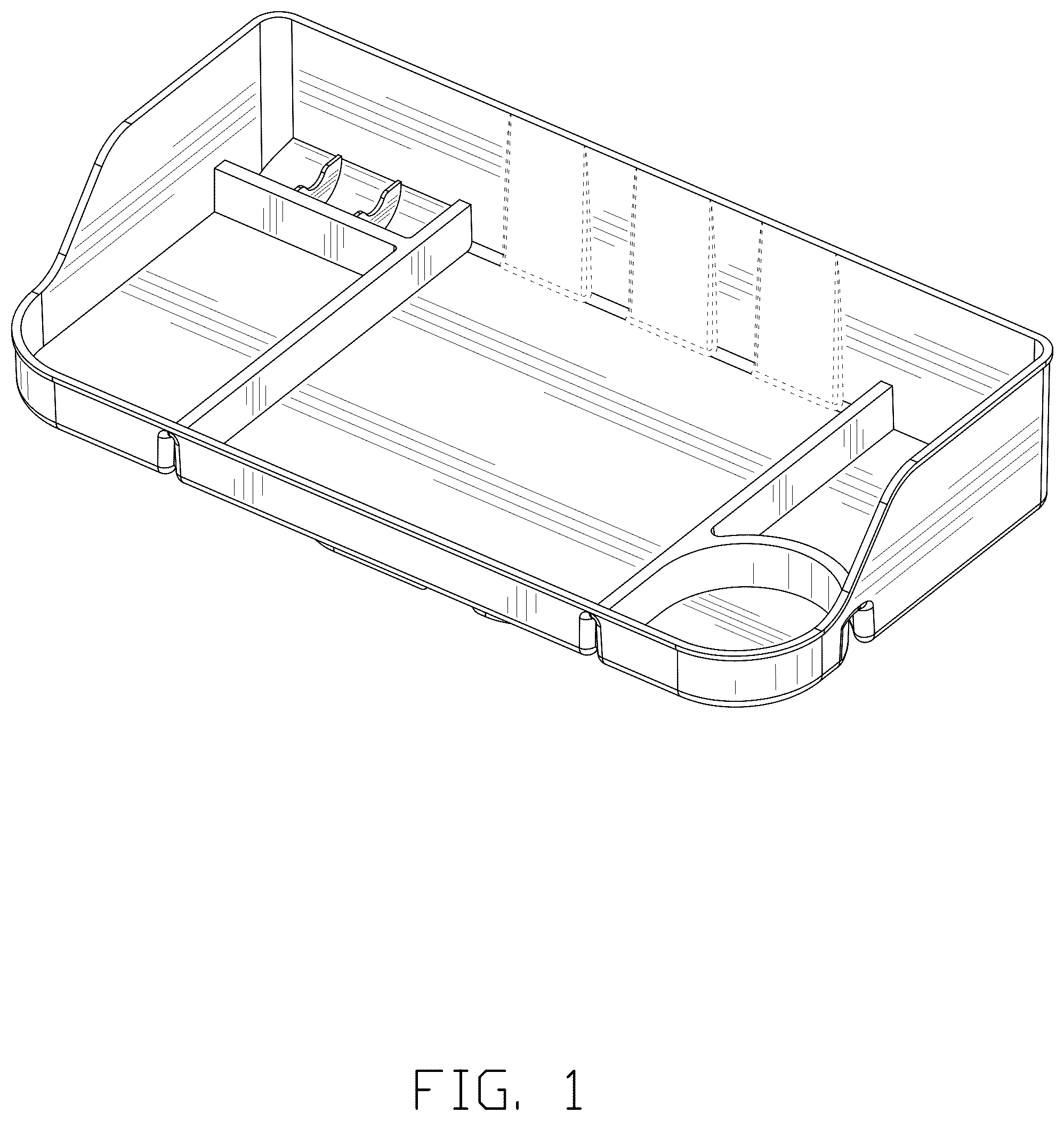 Patent USD1076771 Figure 1 – Tray