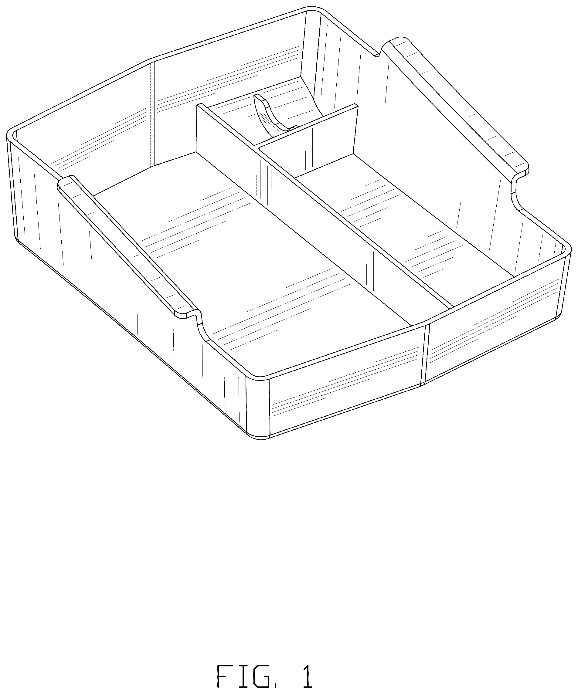 Patent USD1076772 Figure 1 – Tray