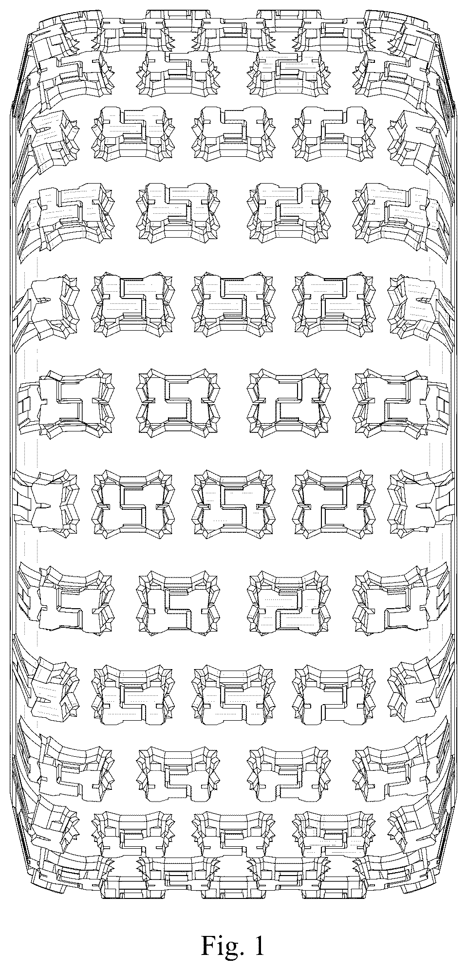 Patent USD1076778 — Tire — Figure 1