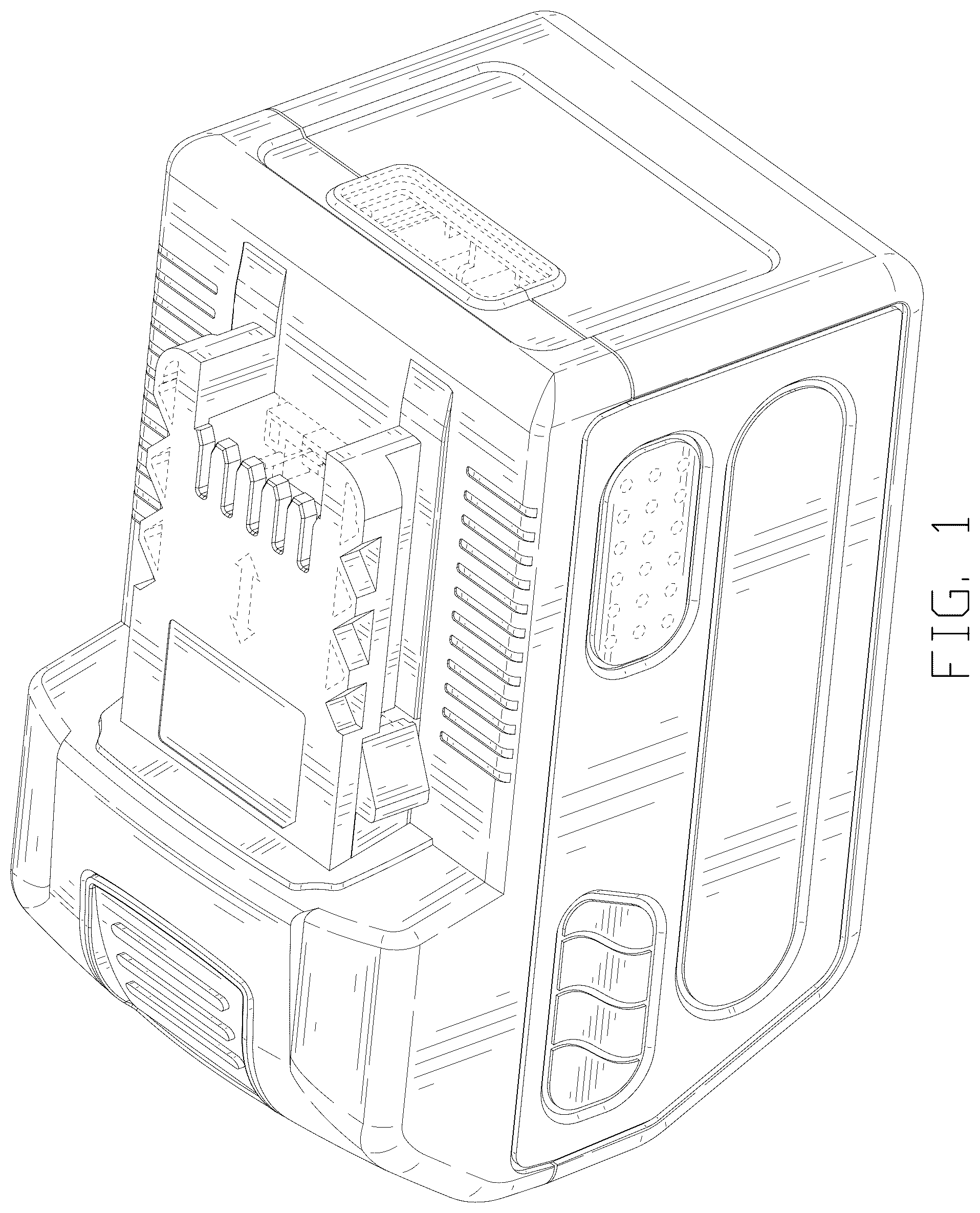 Patent USD1076789 — Rechargeable battery — Figure 1