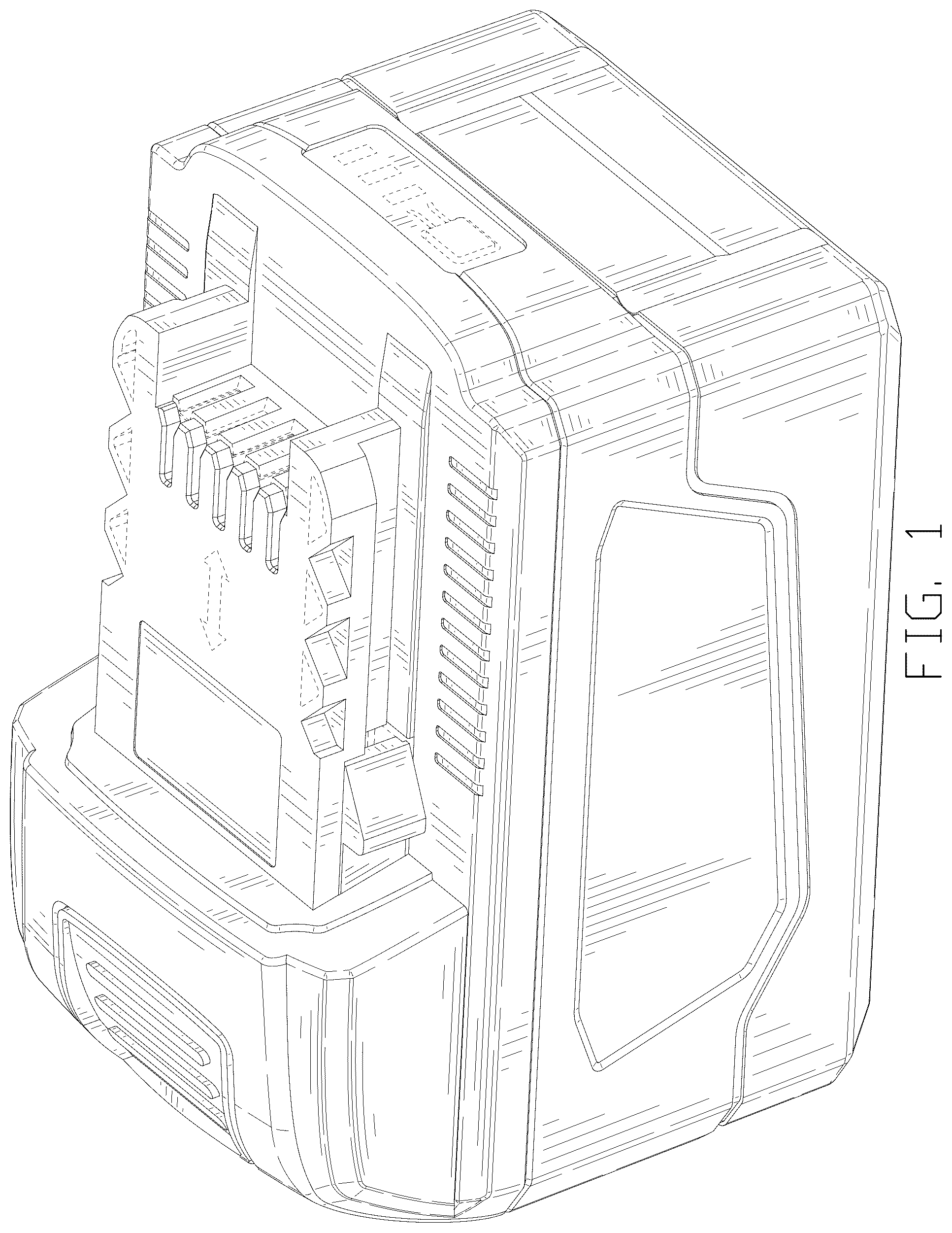 Patent USD1076792 — Rechargeable battery — Figure 1