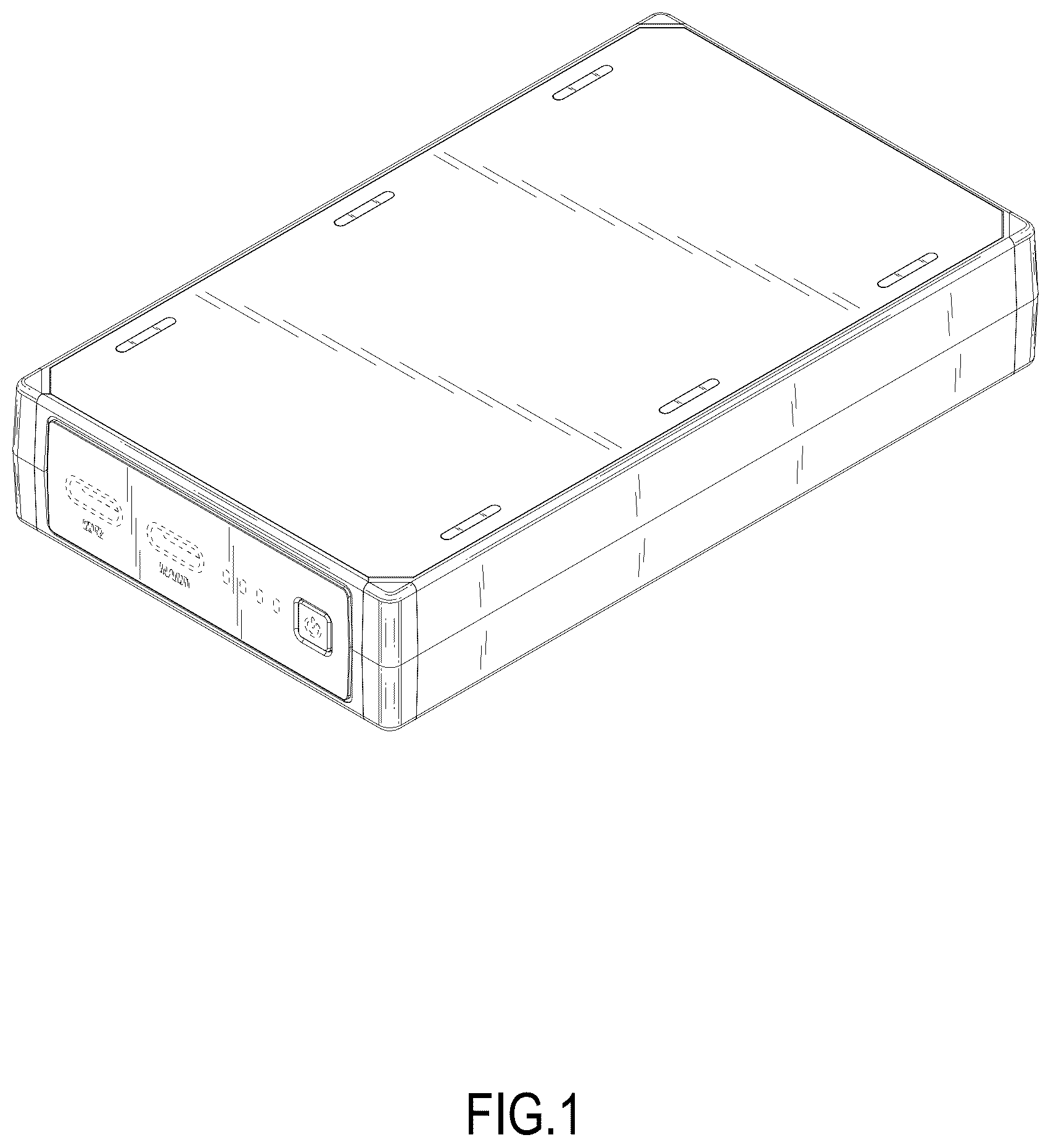 Patent USD1076793 — Portable power source — Figure 1