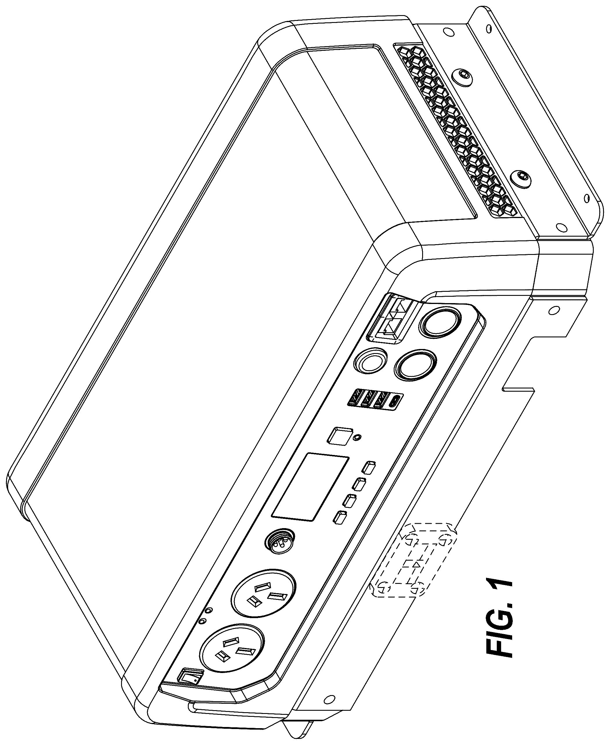 Patent USD1076799 — Power management module — Figure 1