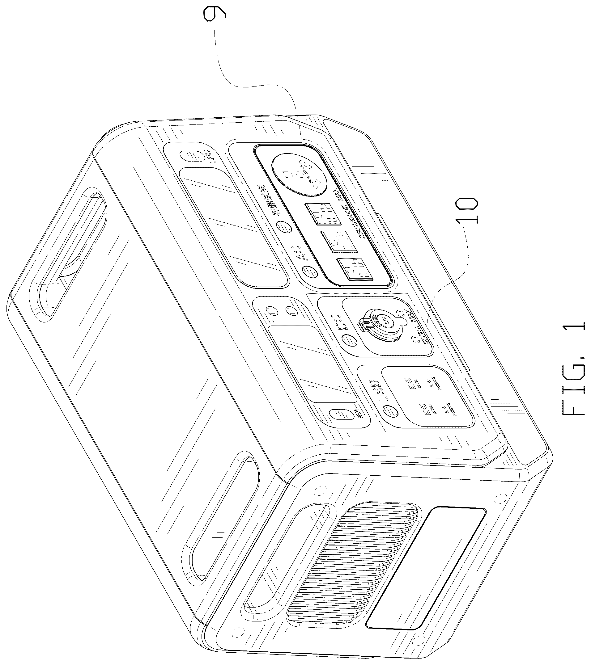 Patent USD1076808 — Energy storage power source — Figure 1