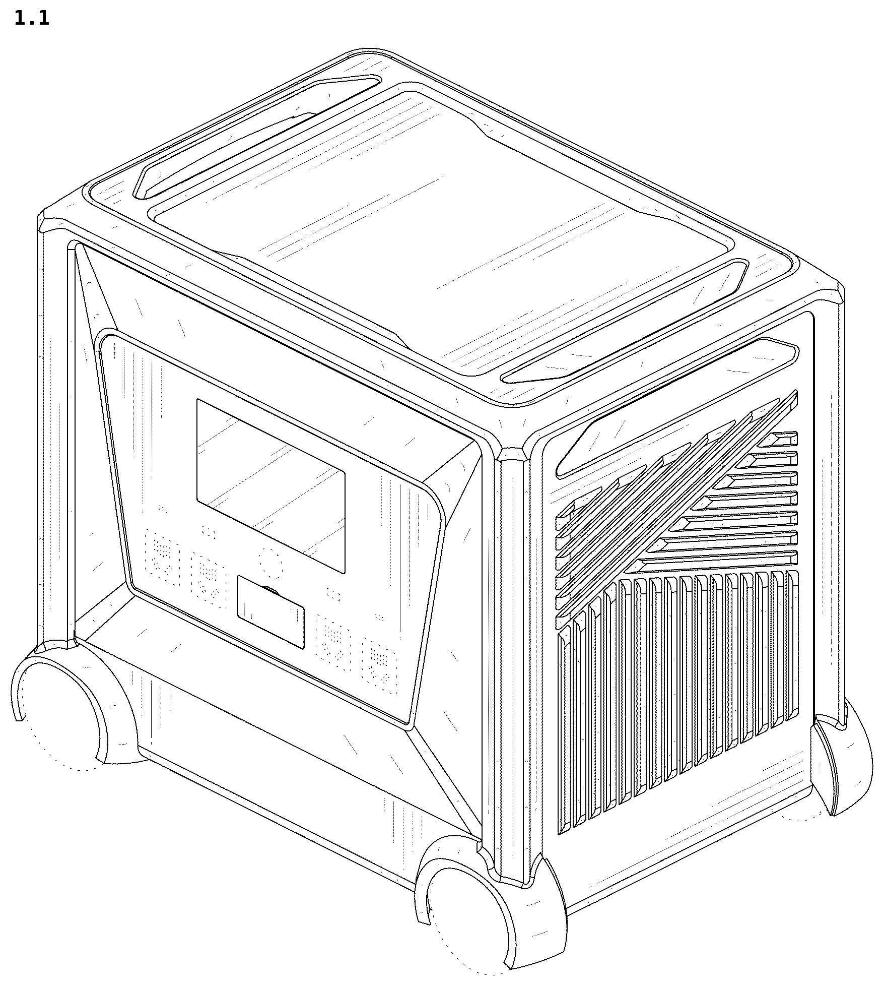 Patent USD1076809 — Power supply — Figure 1