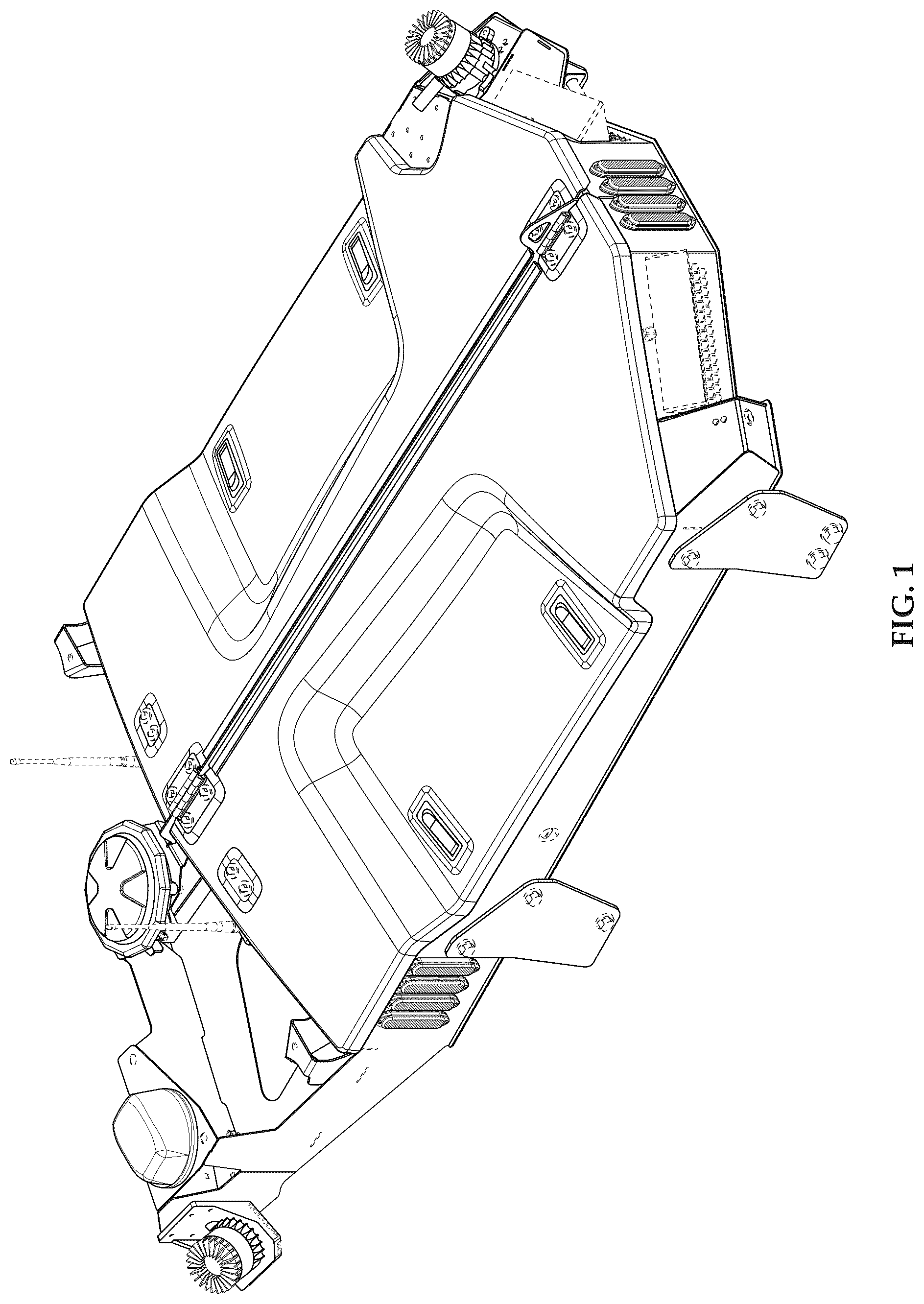 Patent USD1076825 — Electrical component box — Figure 1