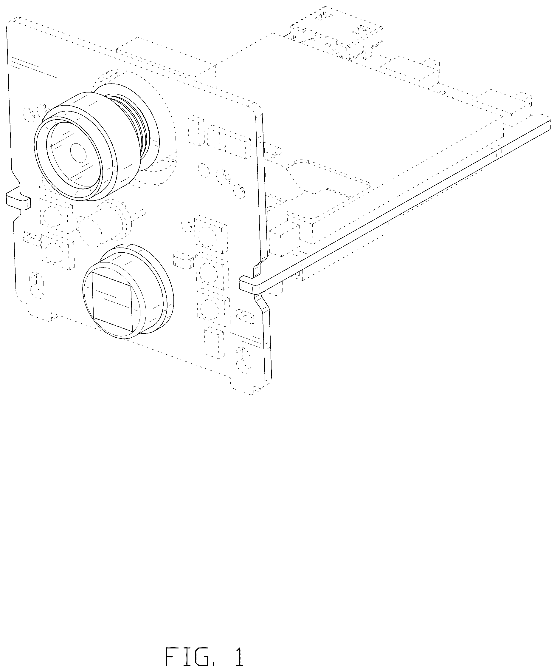 Patent USD1076838 Figure 1 – Camera circuit board