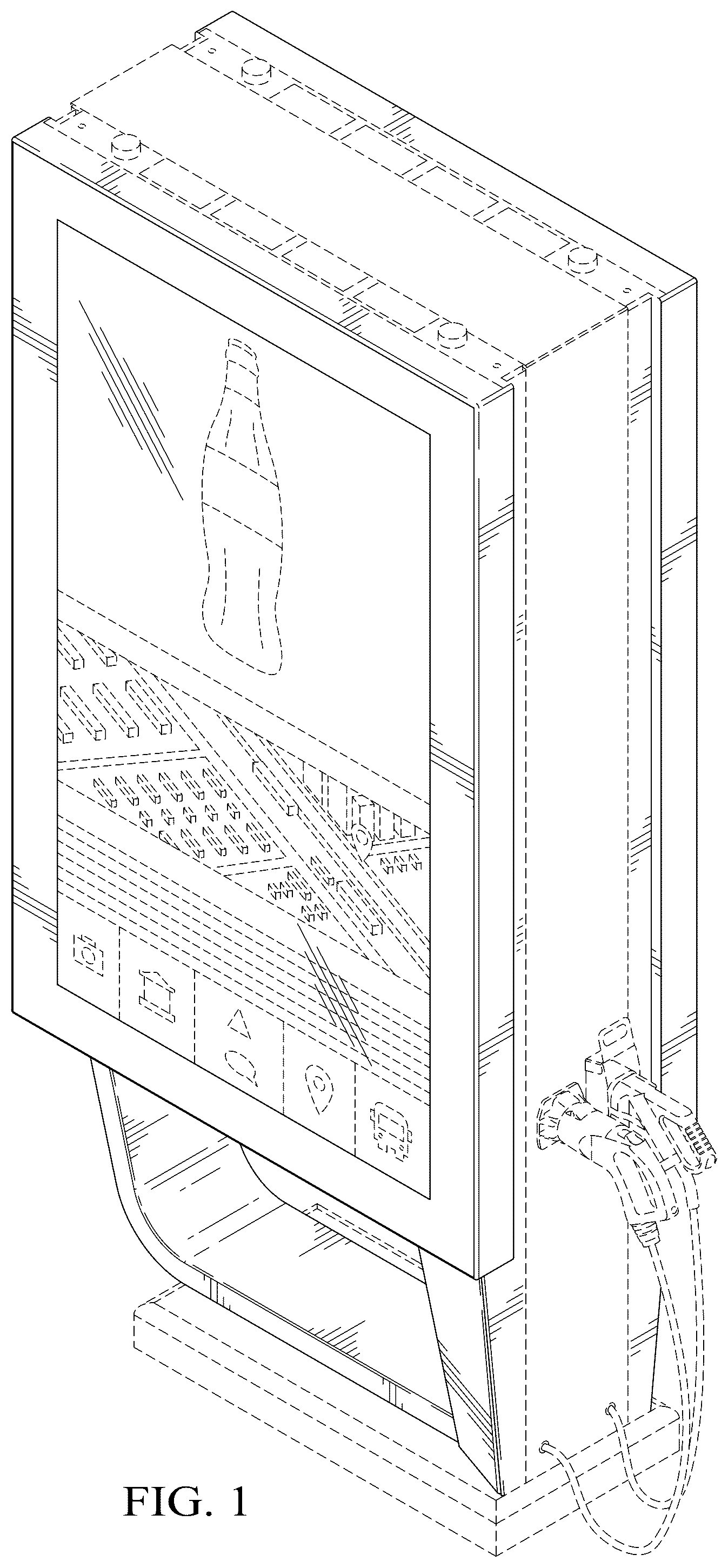 Patent USD1076846 Figure 1 – Electronic display assembly