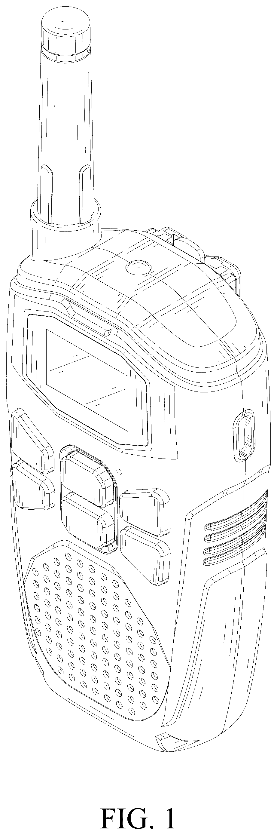 Patent USD1076847 — Walkie talkie — Figure 1