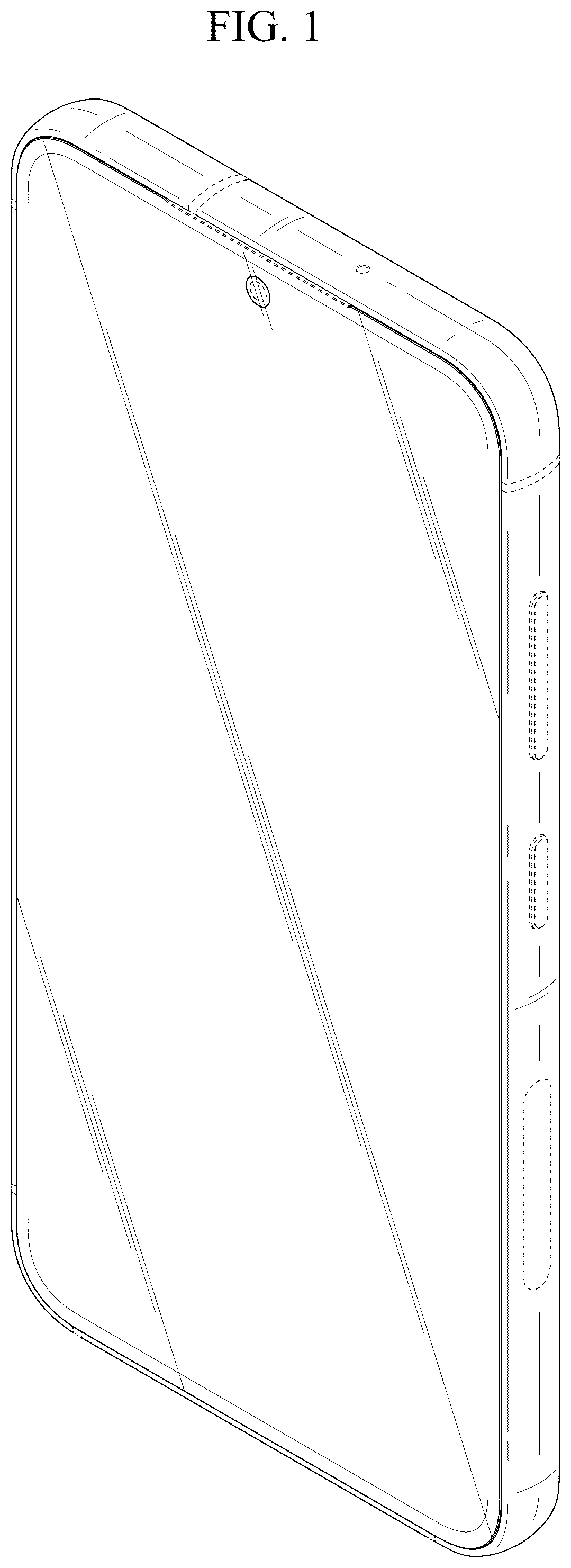 Patent USD1076848 Figure 1 – Electronic device