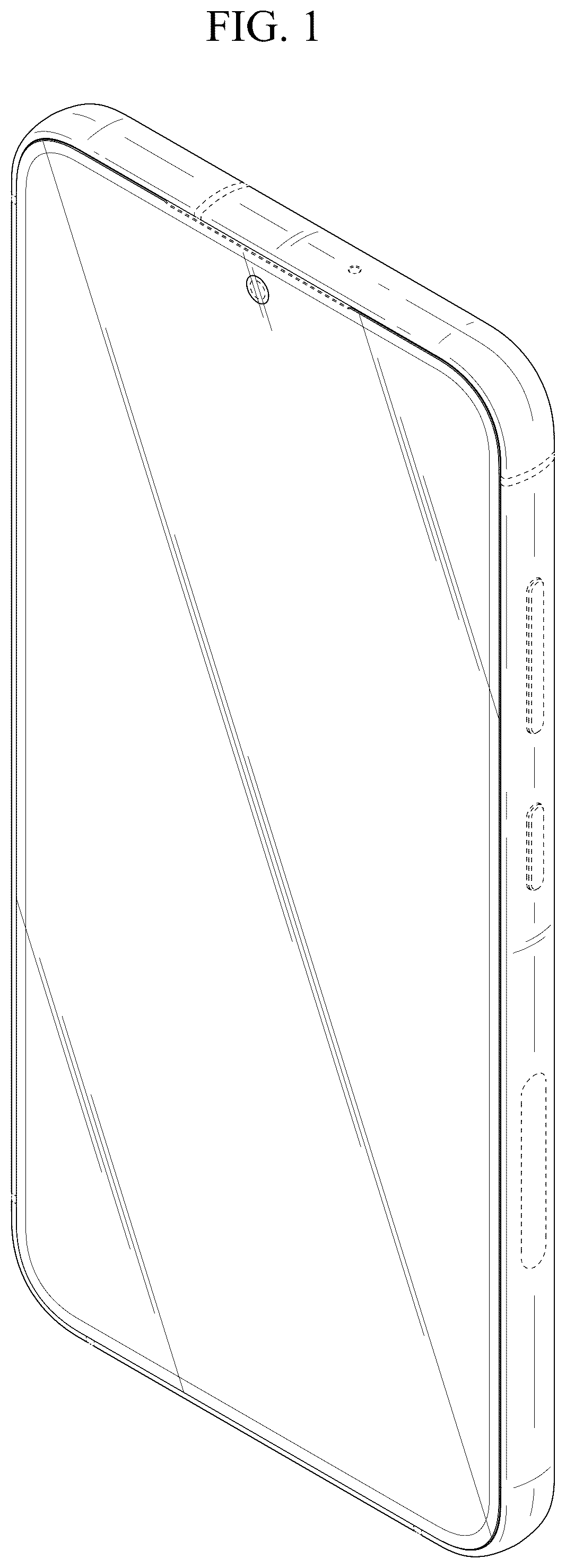 Patent USD1076849 — Electronic device — Figure 1