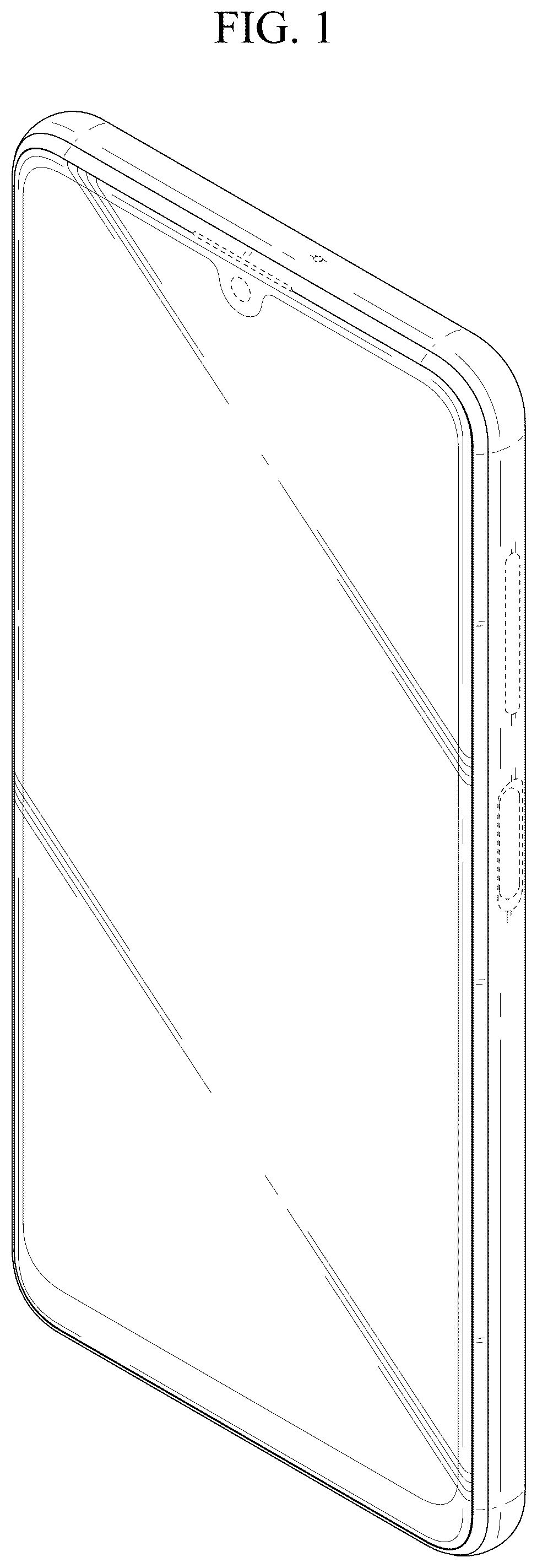 Patent USD1076850 — Electronic device — Figure 1