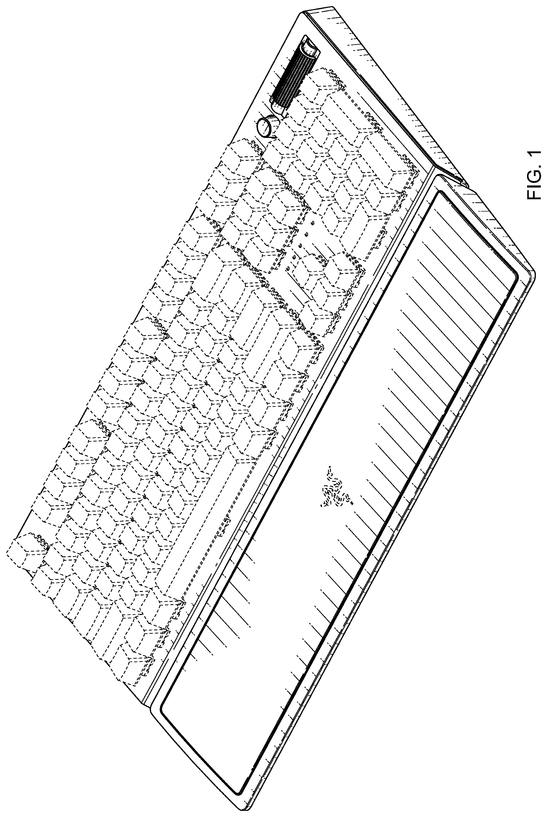 Patent USD1076852 — Keyboard — Figure 1