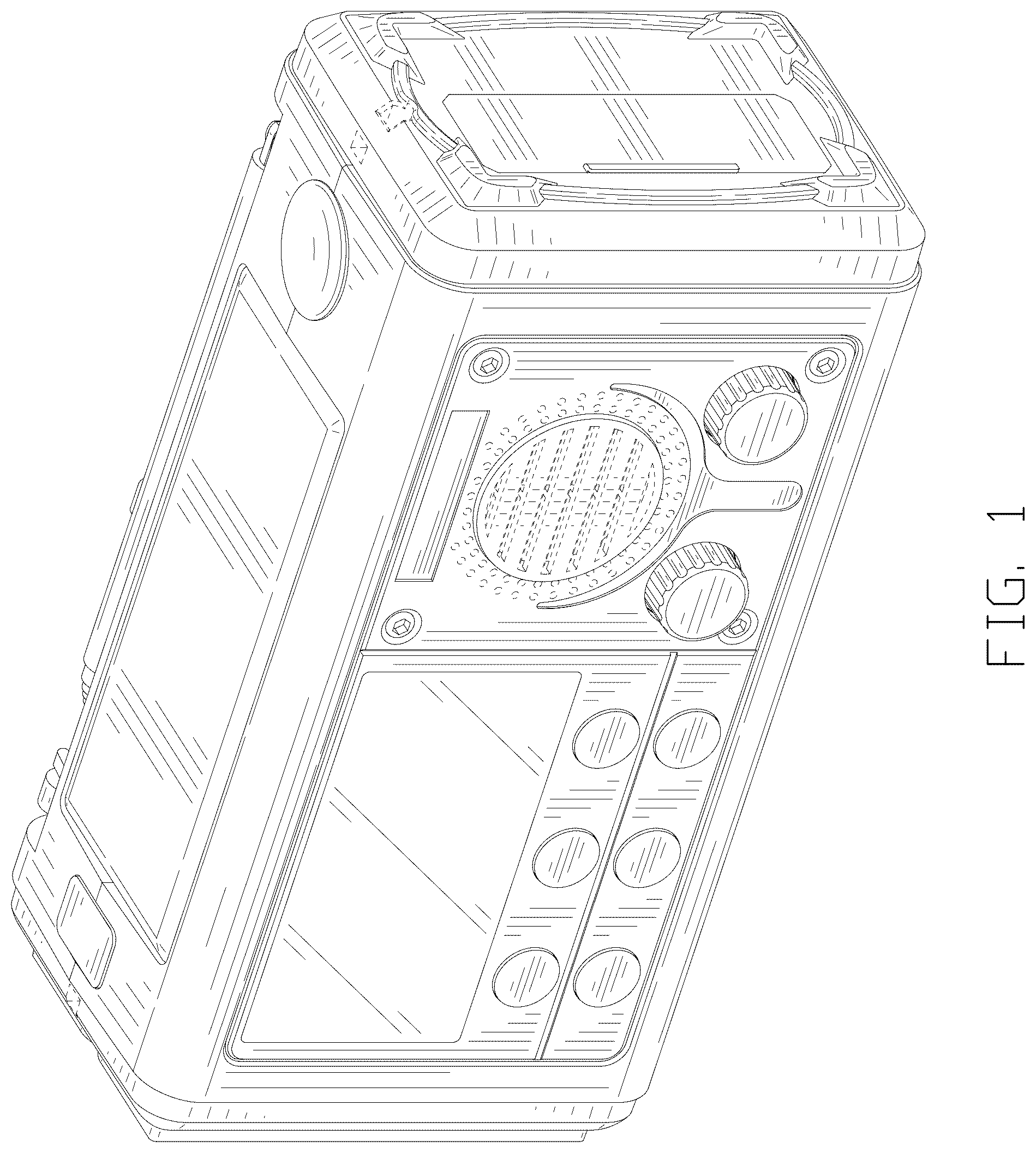 Patent USD1076855 — Radio — Figure 1