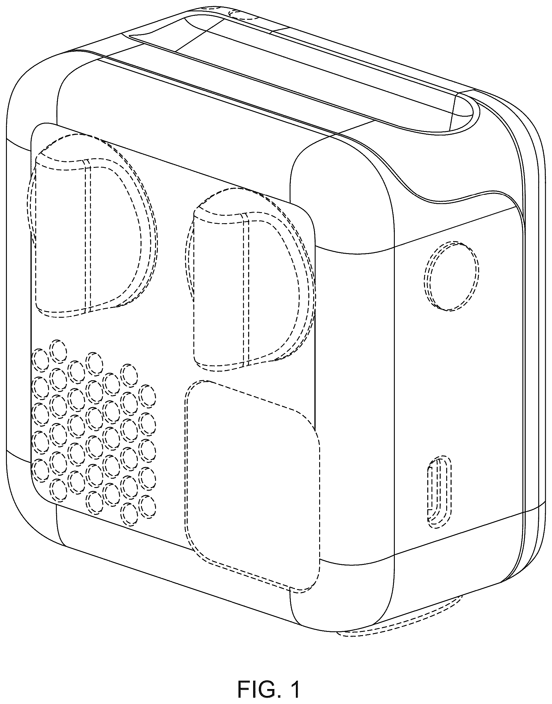 Patent USD1076857 — Media player device — Figure 1