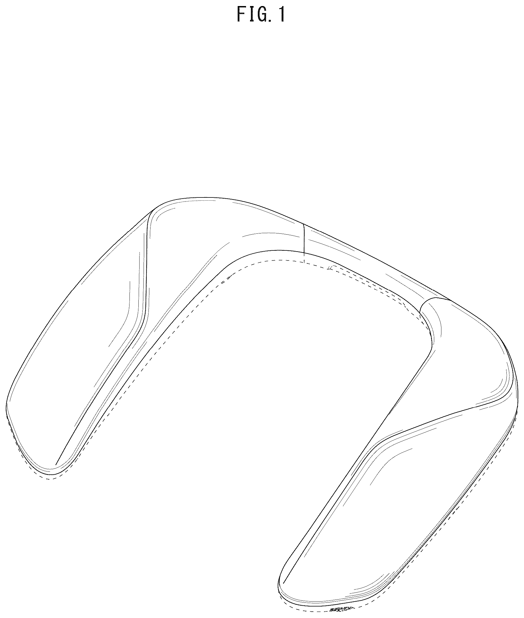Patent USD1076863 — Wearable speaker — Figure 1