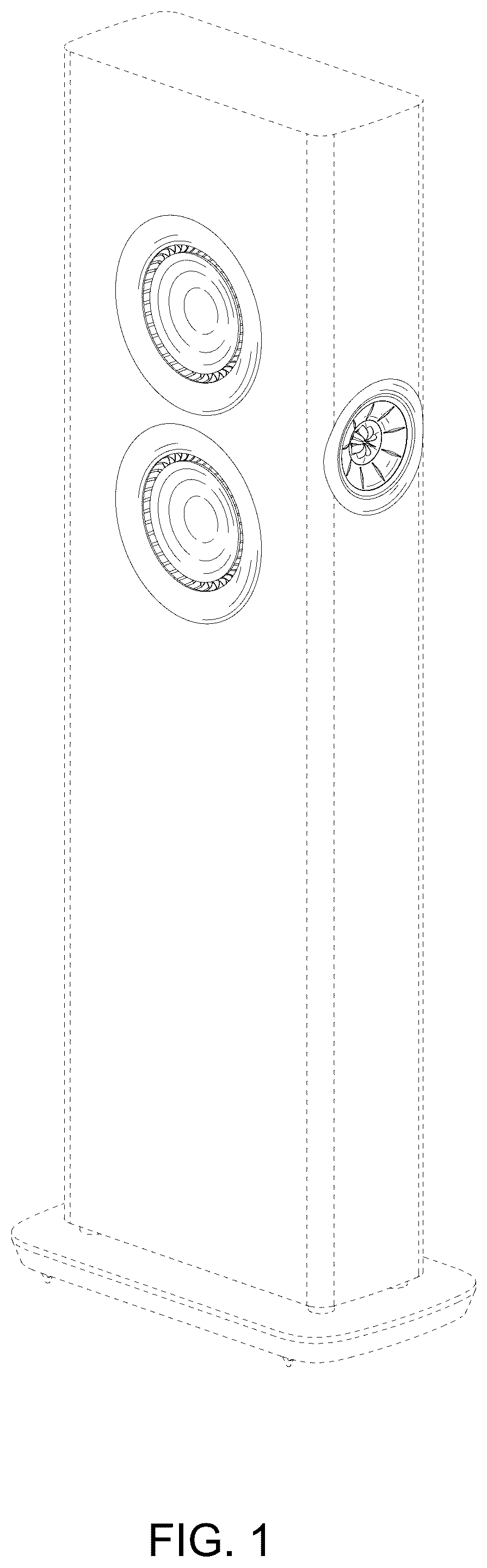 Patent USD1076865 — Loudspeaker — Figure 1
