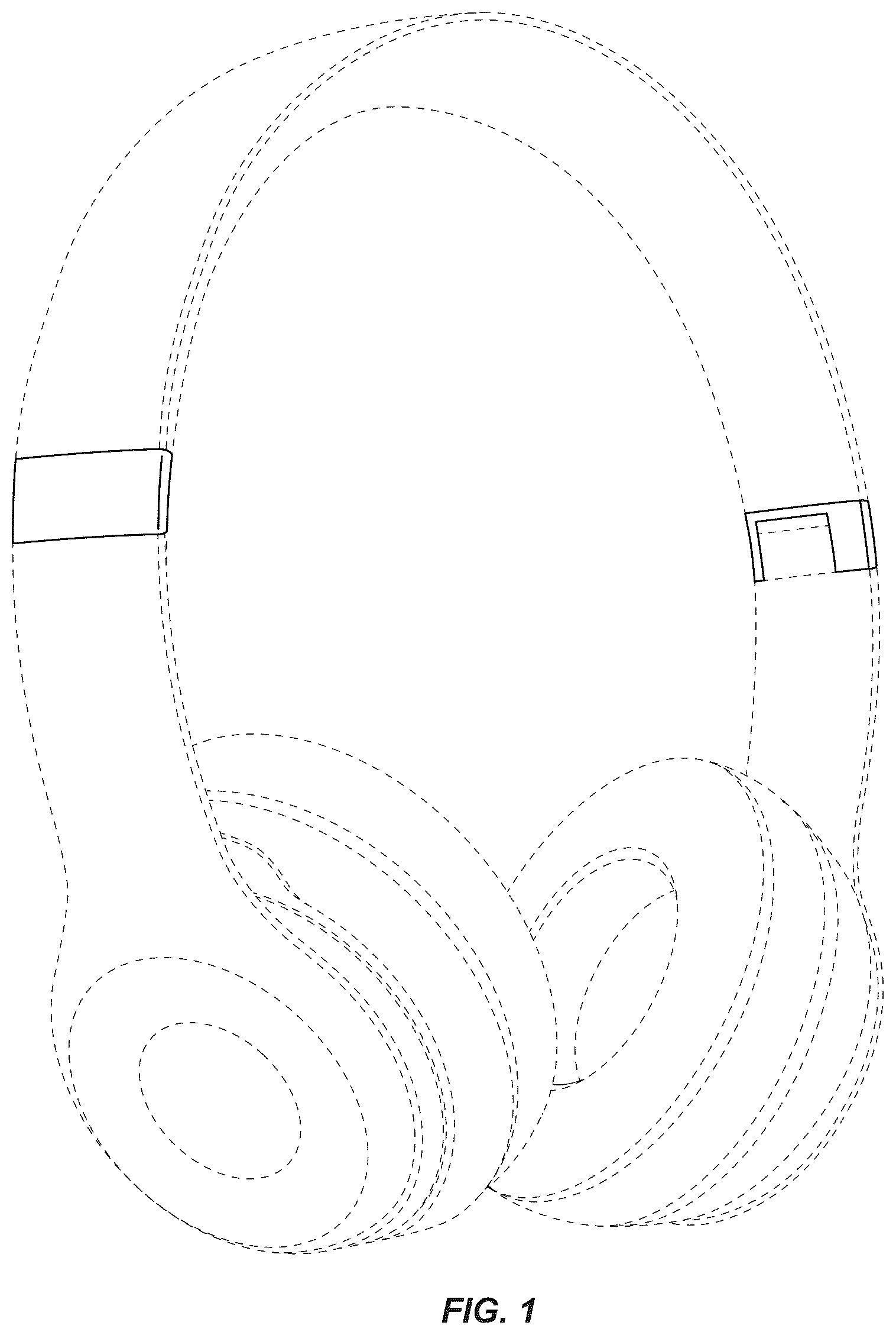 Patent USD1076868 Figure 1 – Audio listening system