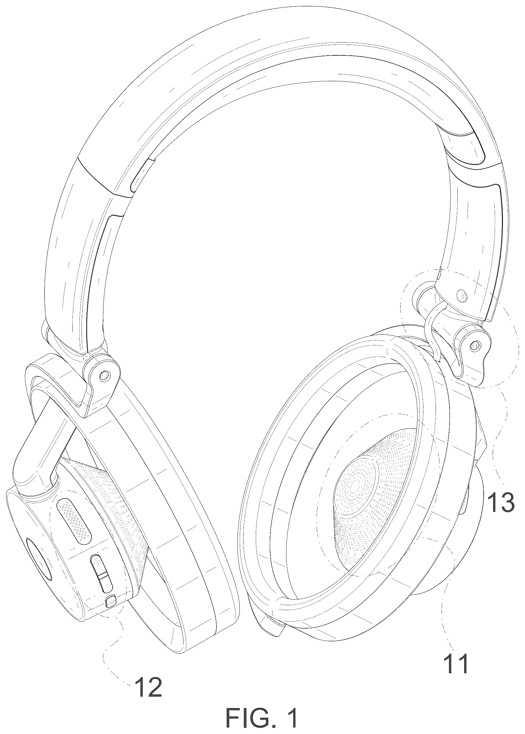 Patent USD1076872 — Headphone — Figure 1