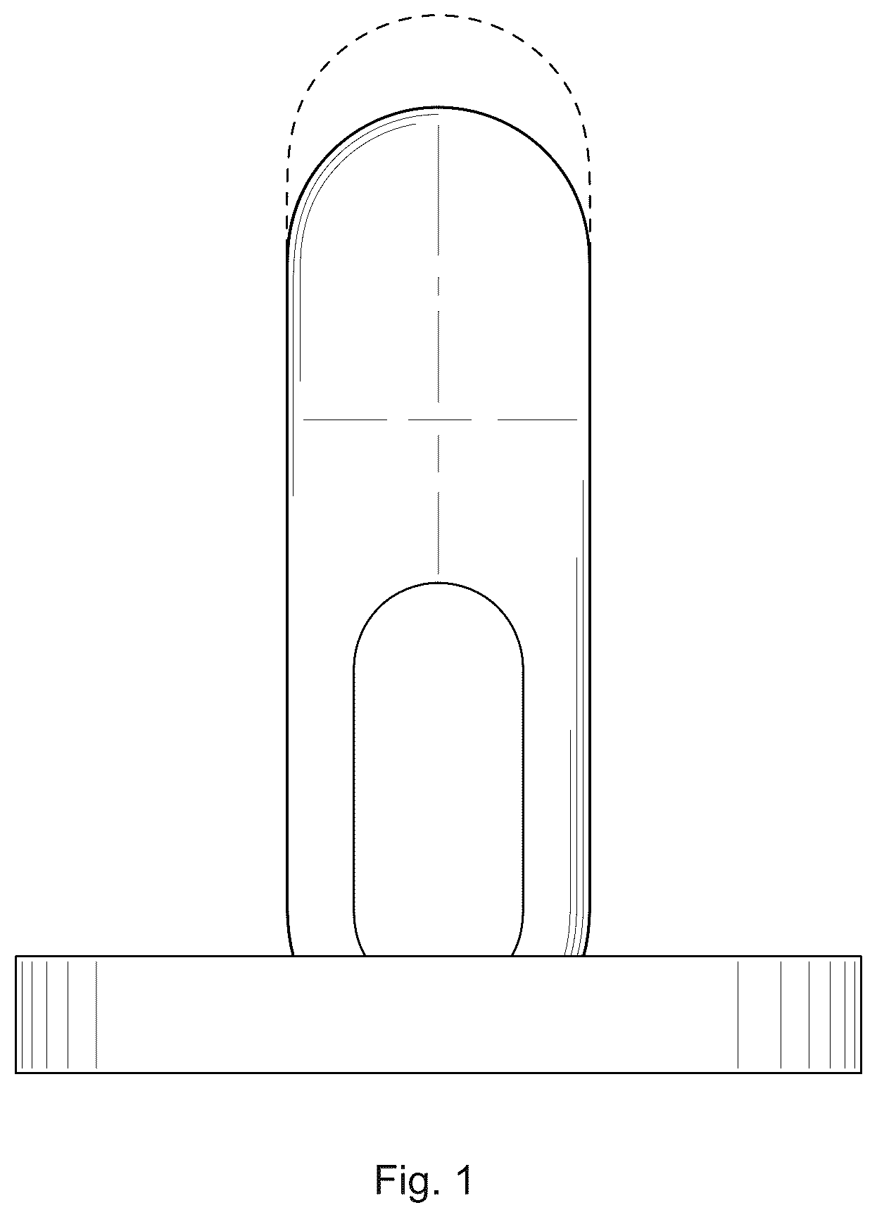 Patent USD1076887 — Wall mount for an audio device — Figure 1