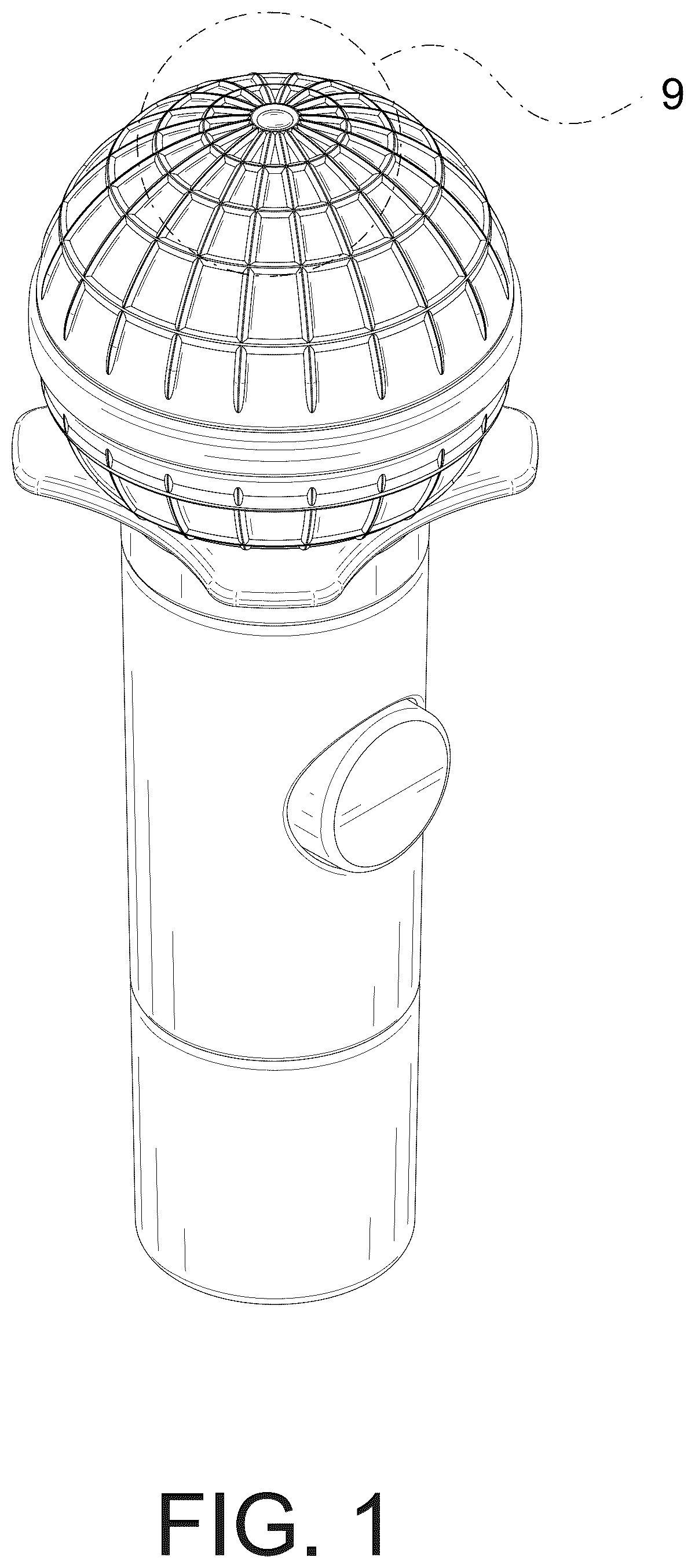 Patent USD1076889 — Toy microphone — Figure 1