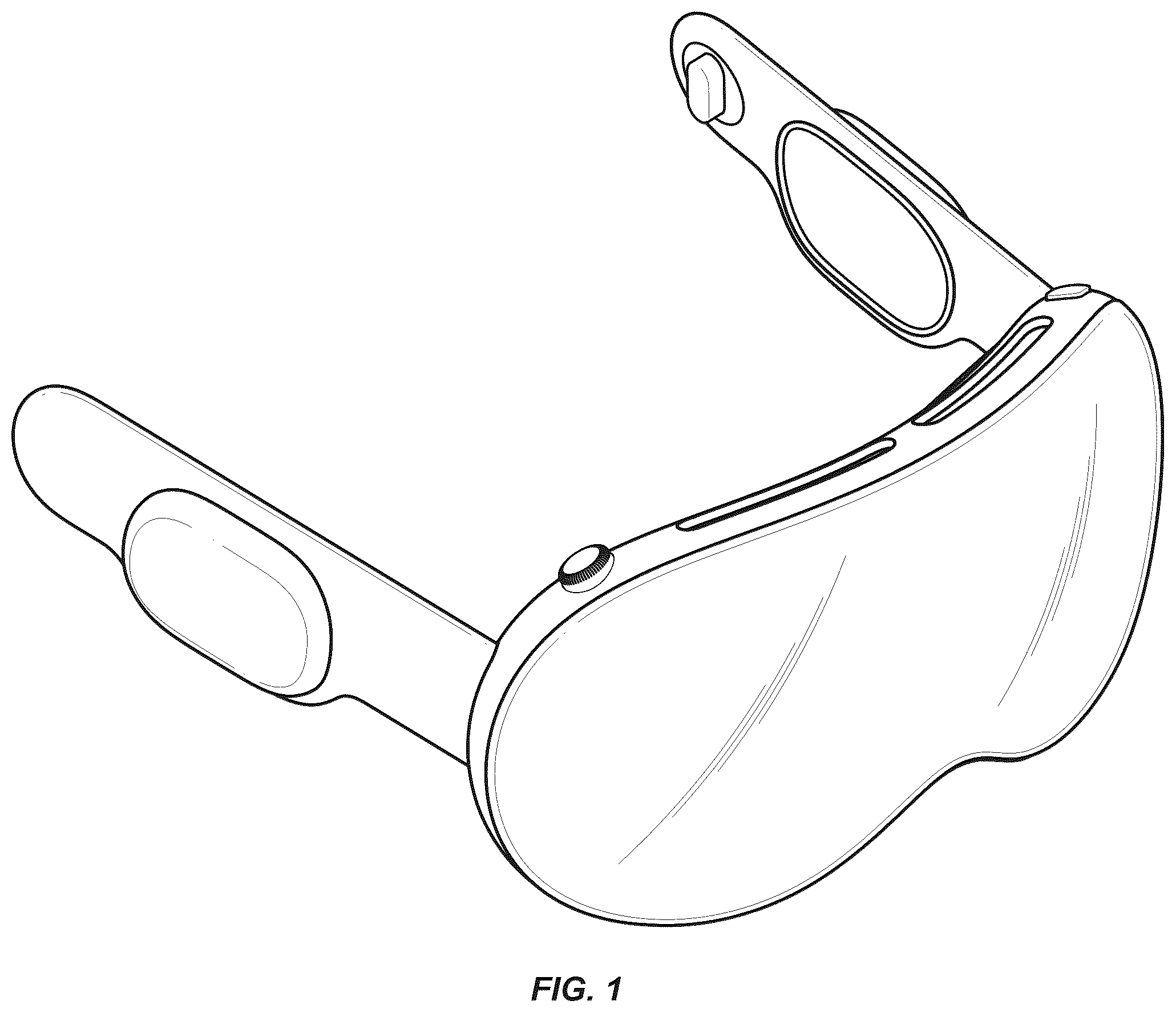 Patent USD1076915 — Head-mounted display — Figure 1
