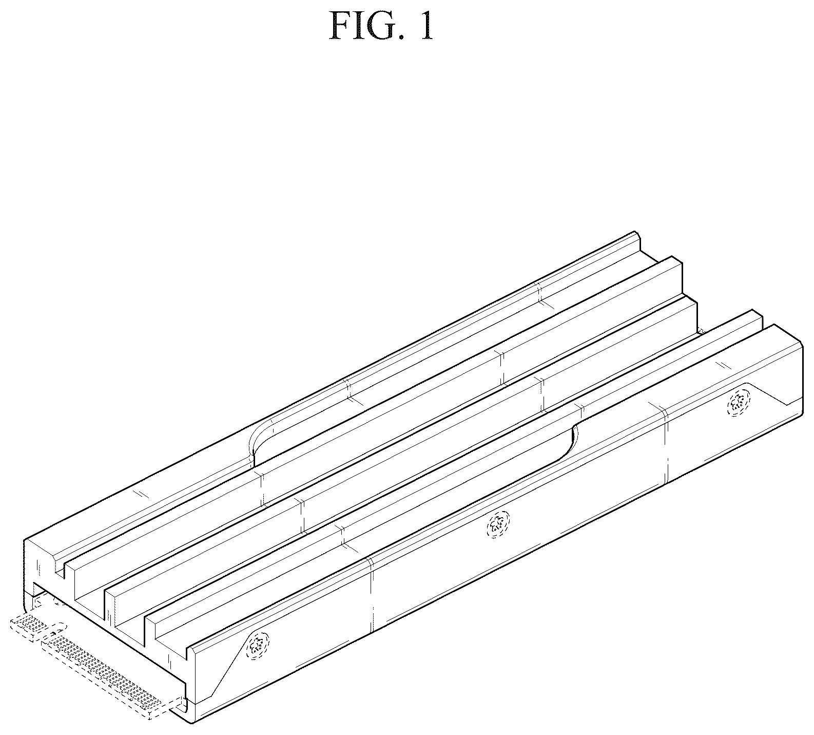 Patent USD1076923 — Solid state drive memory device — Figure 1