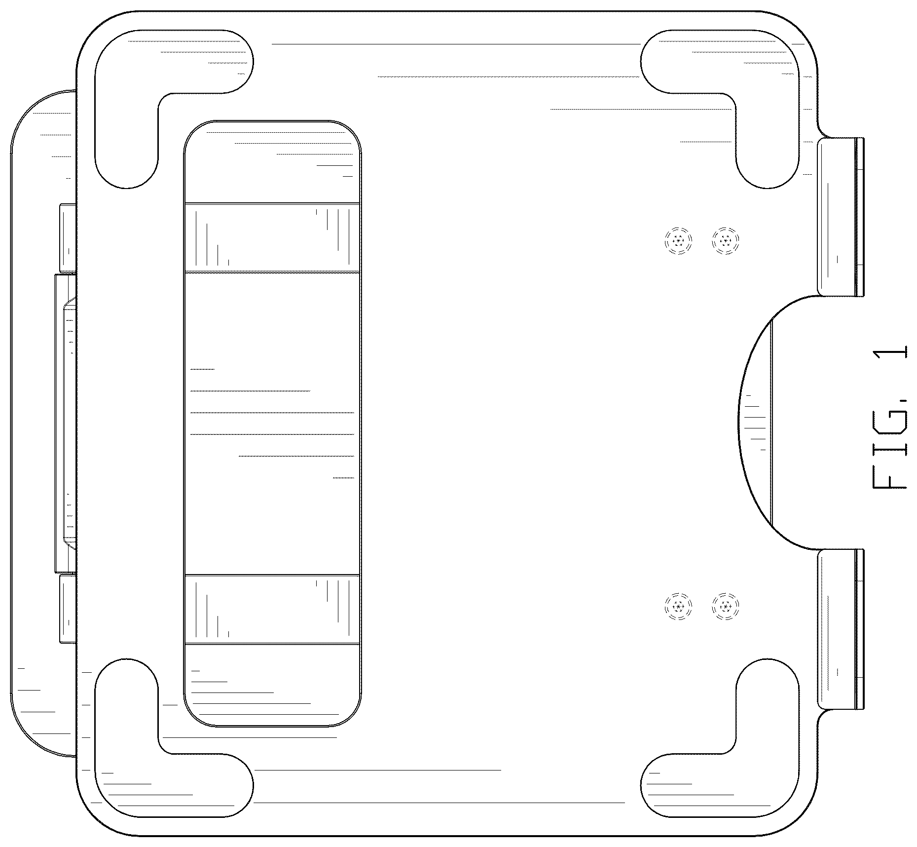 Patent USD1076925 — Laptop stand — Figure 1