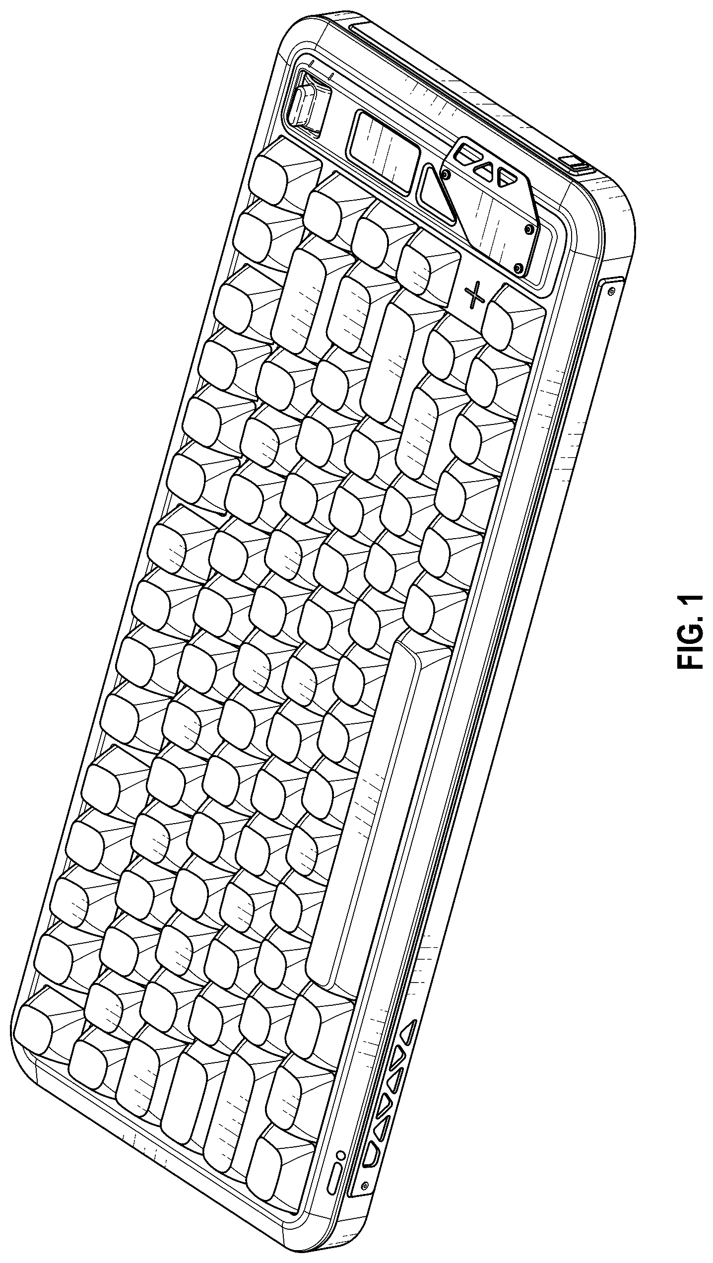 Patent USD1076928 Figure 1 – Keyboard