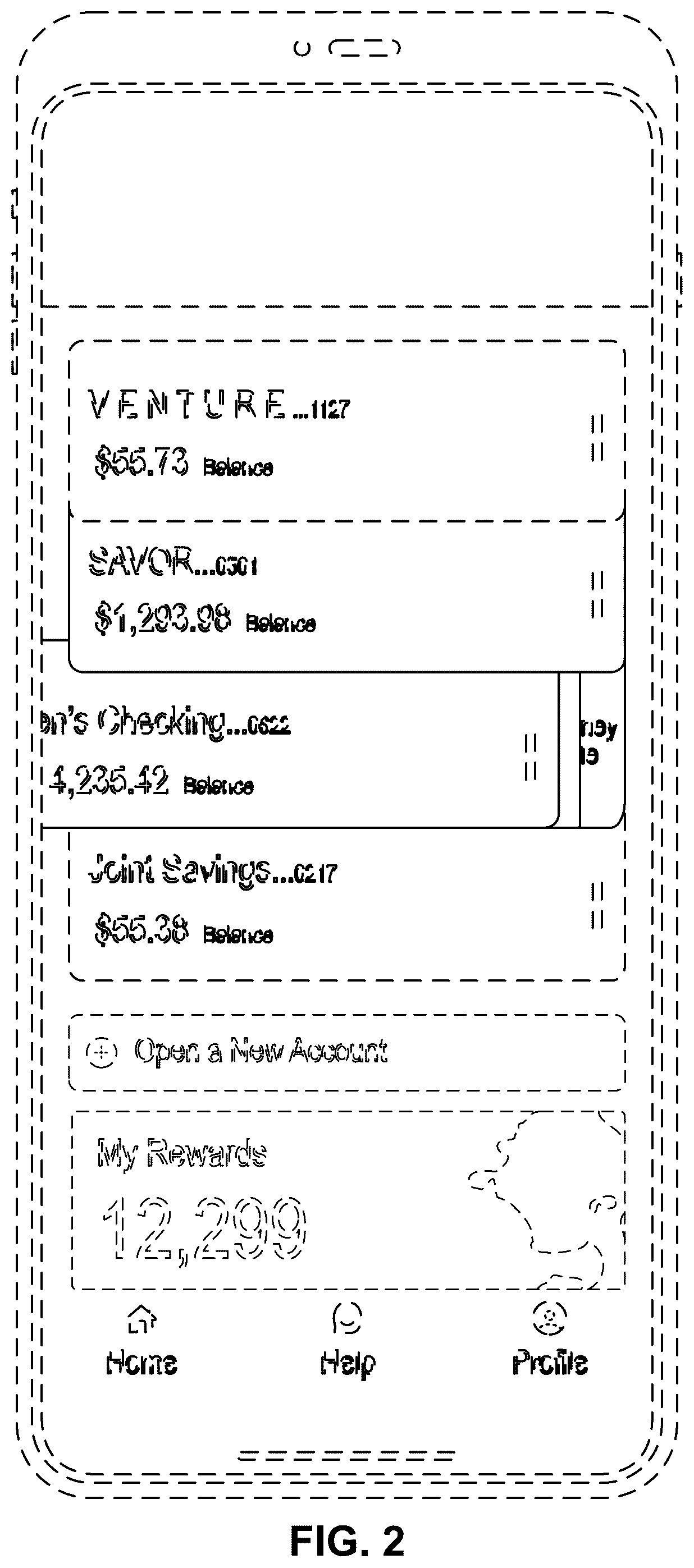 Patent USD1076945 Figure 2 – Display screen with an animated graphical user interface