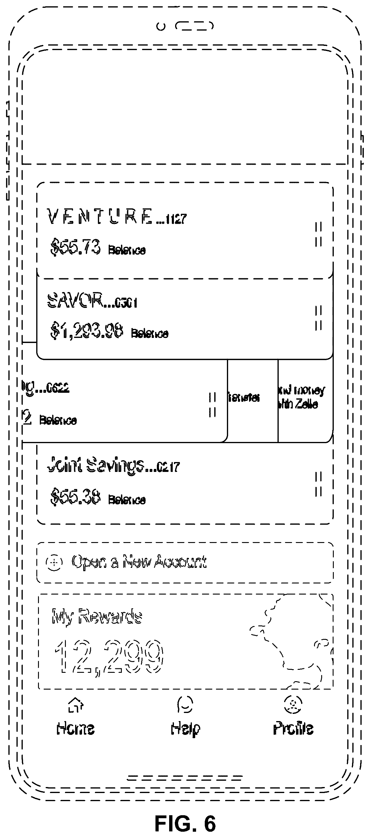 Patent USD1076945 Figure 6 – Display screen with an animated graphical user interface
