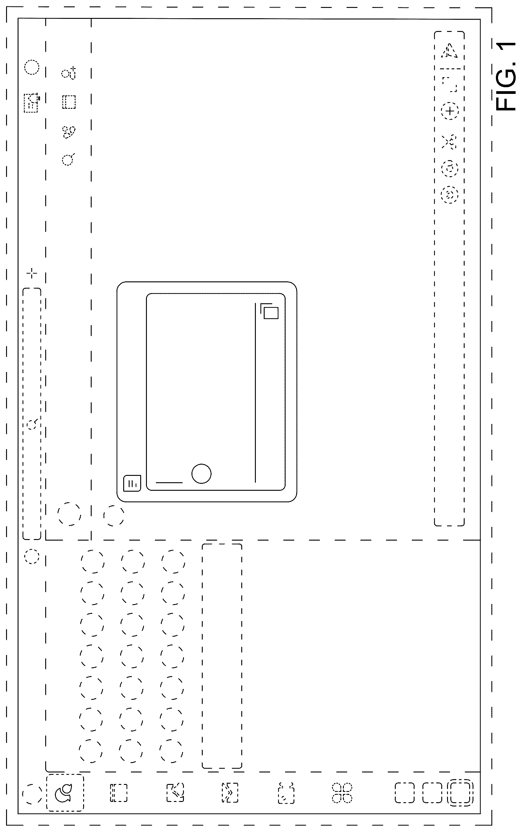 Patent USD1076965 Figure 1 – Display screen or portion thereof with a graphical user interface