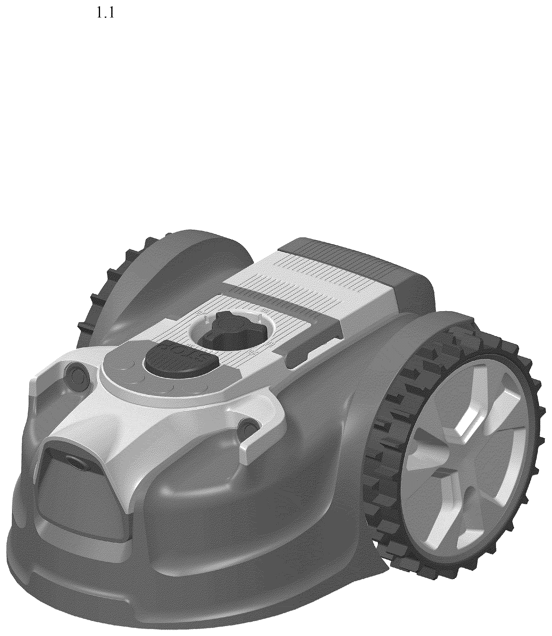 Patent USD1076988 — Lawn mower — Figure 1