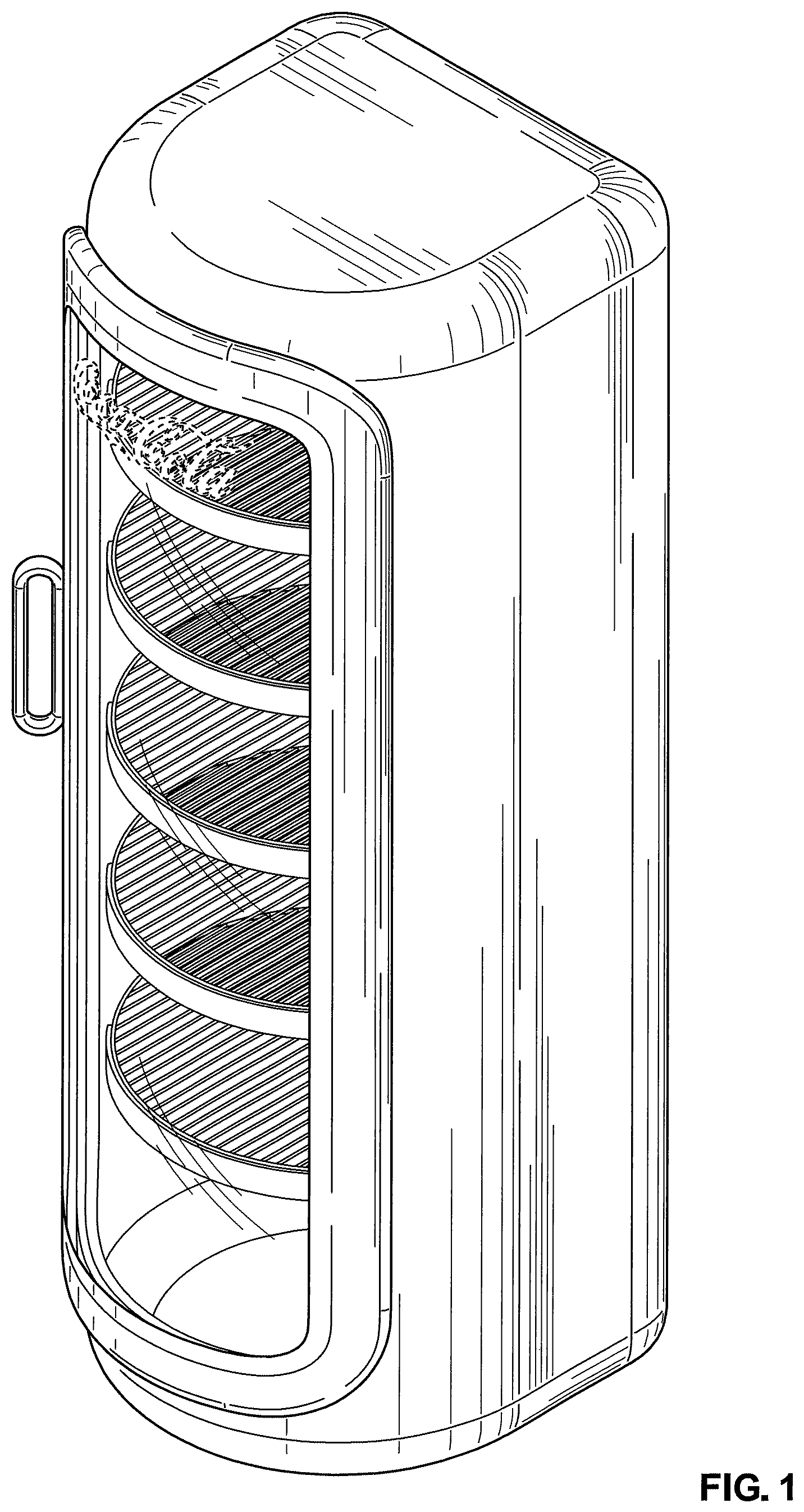 Patent USD1076994 — Cooler — Figure 1