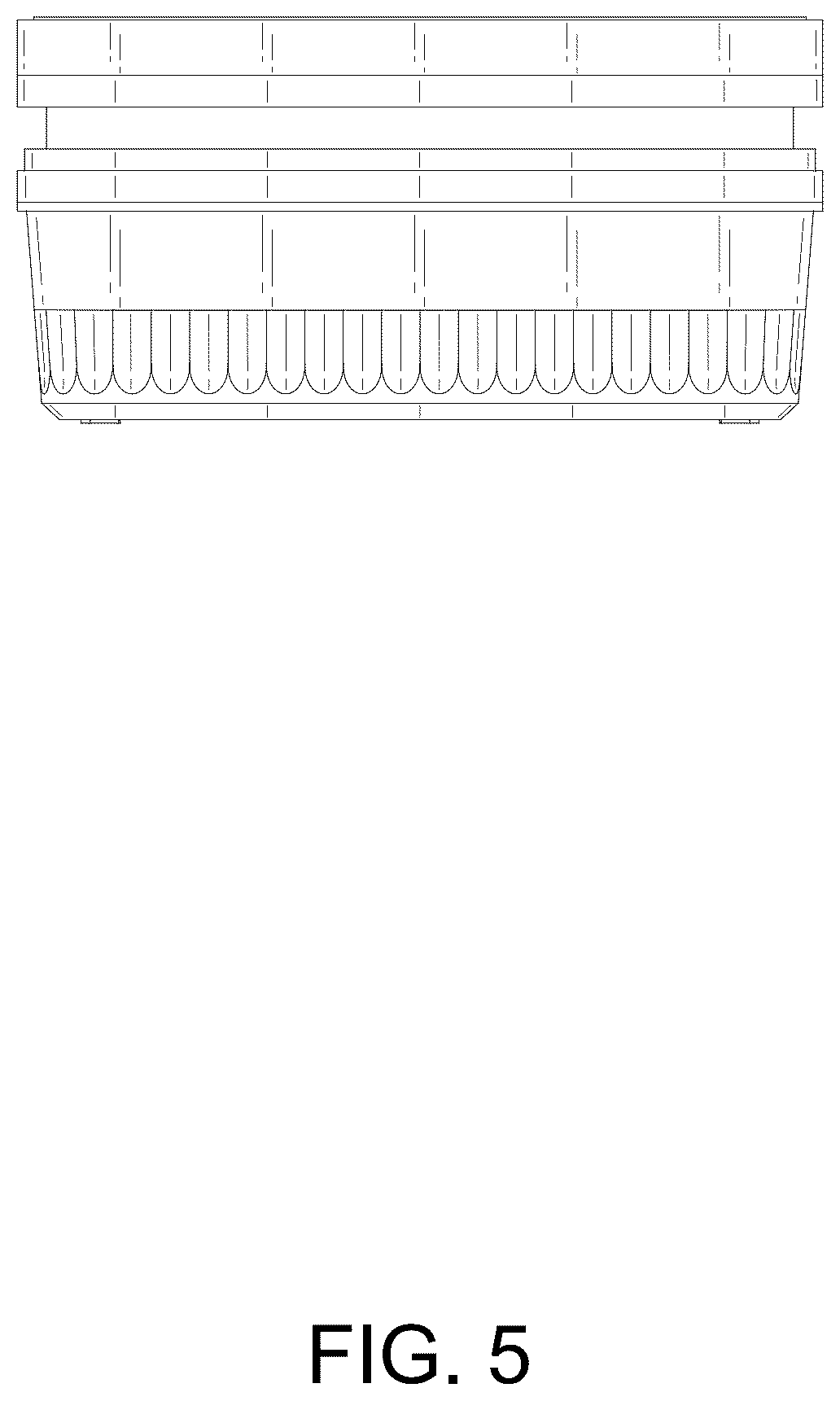 Patent USD1077000 Figure 5 – Ice tray