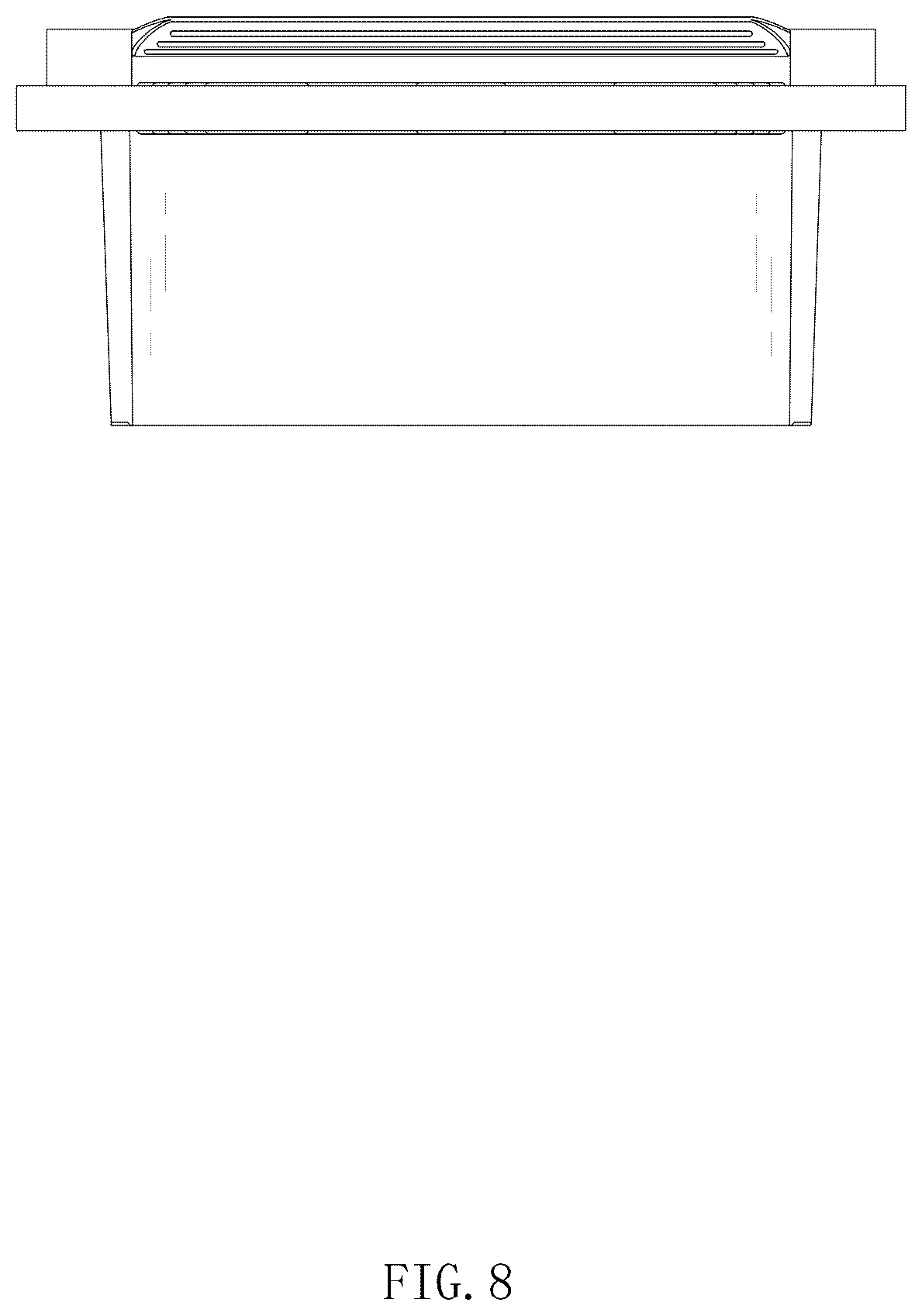 Patent USD1077001 Figure 8 – Ice cube tray
