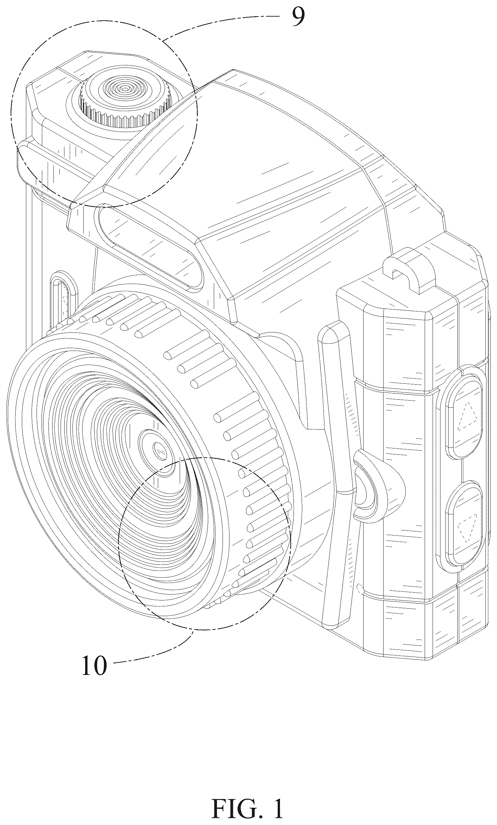Patent USD1077019 — Camera — Figure 1