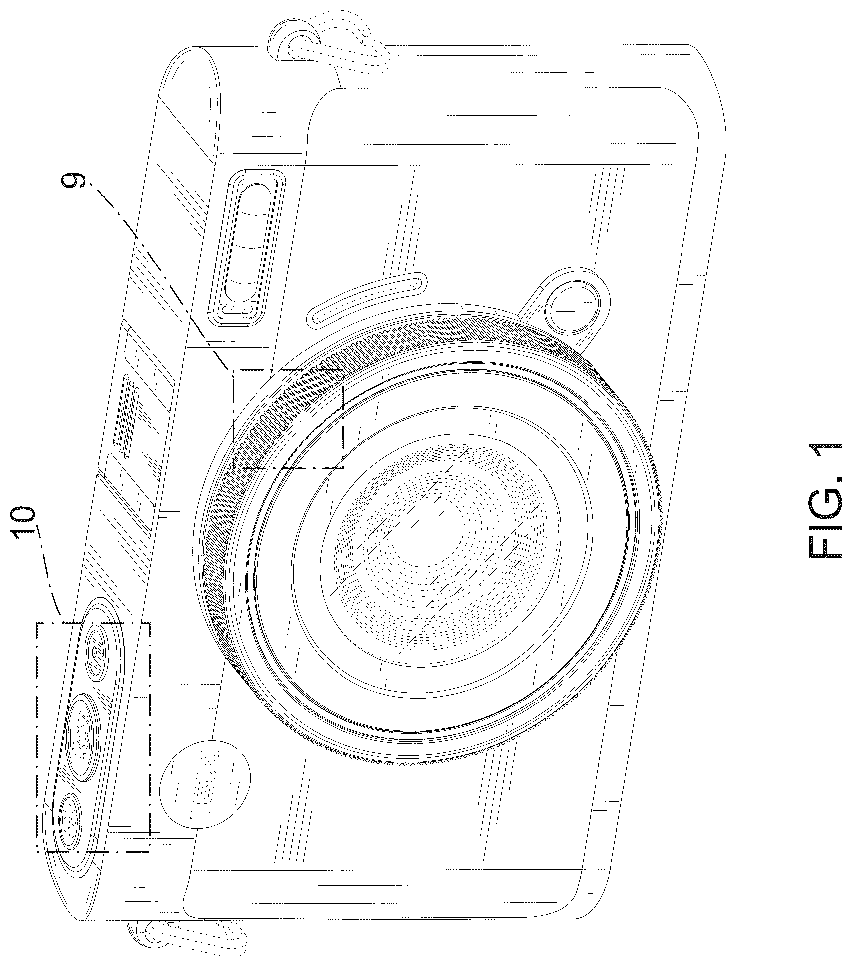 Patent USD1077020 — Digital camera — Figure 1