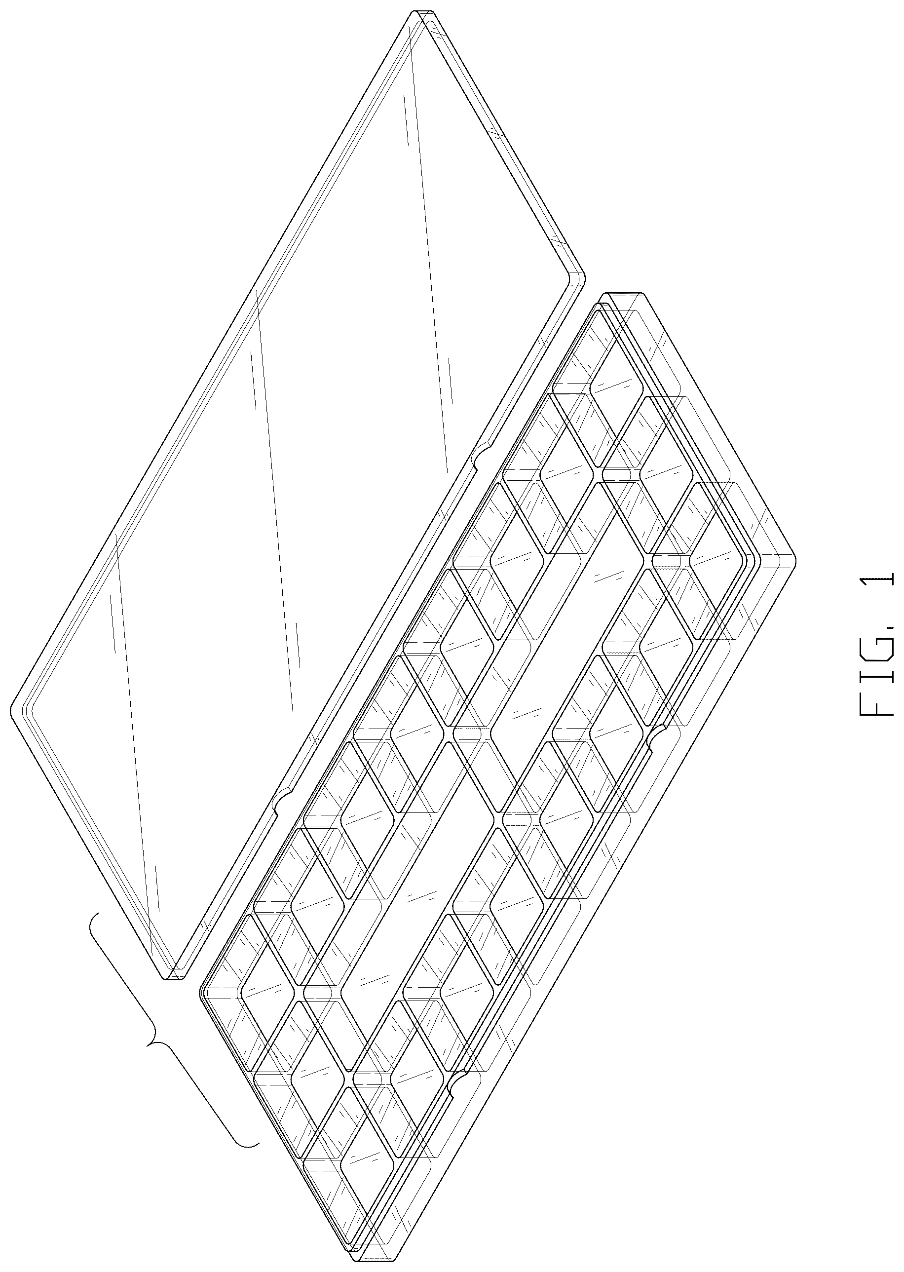 Patent USD1077048 — Face painting kit box — Figure 1