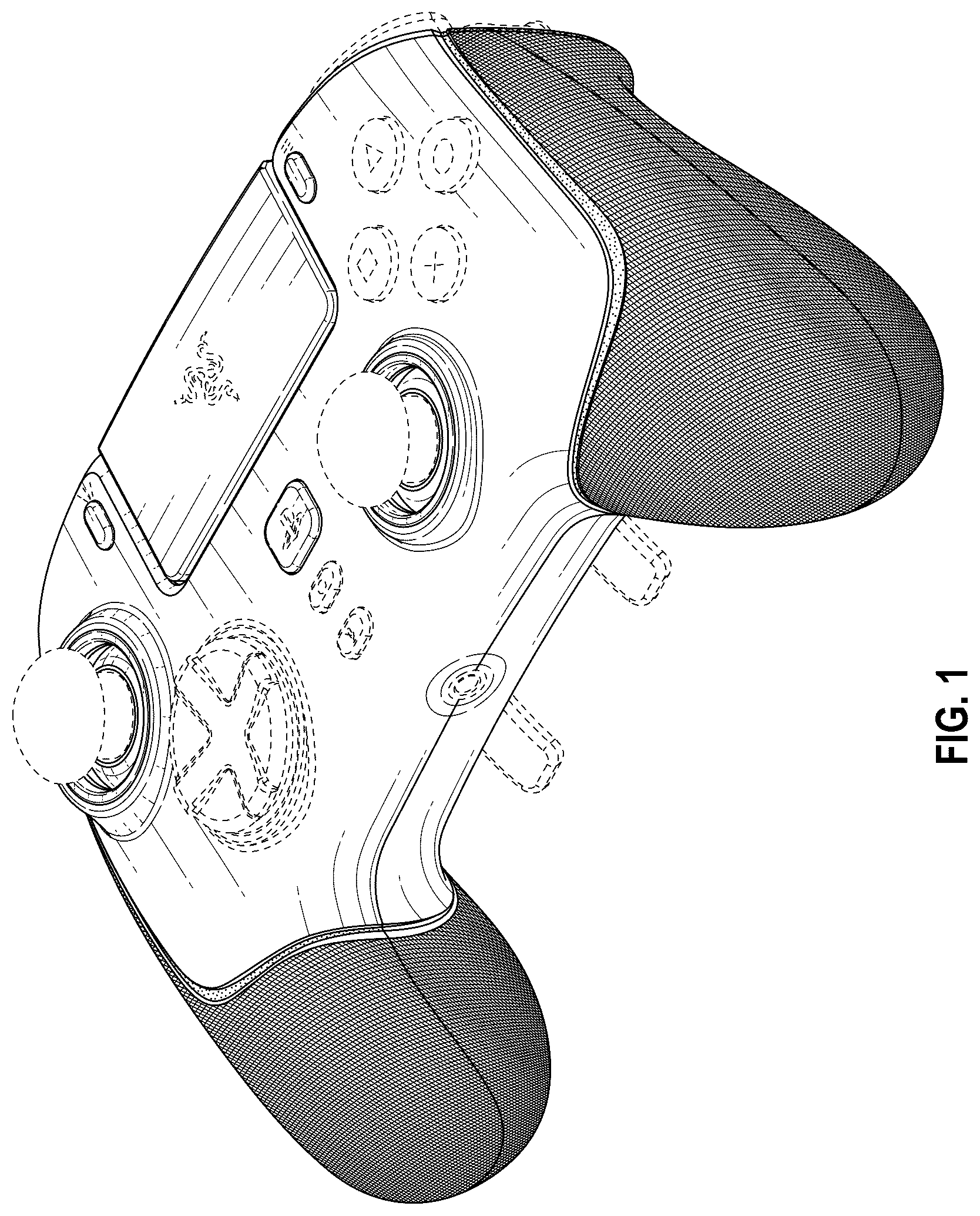 Patent USD1077051 Figure 1 – Controller