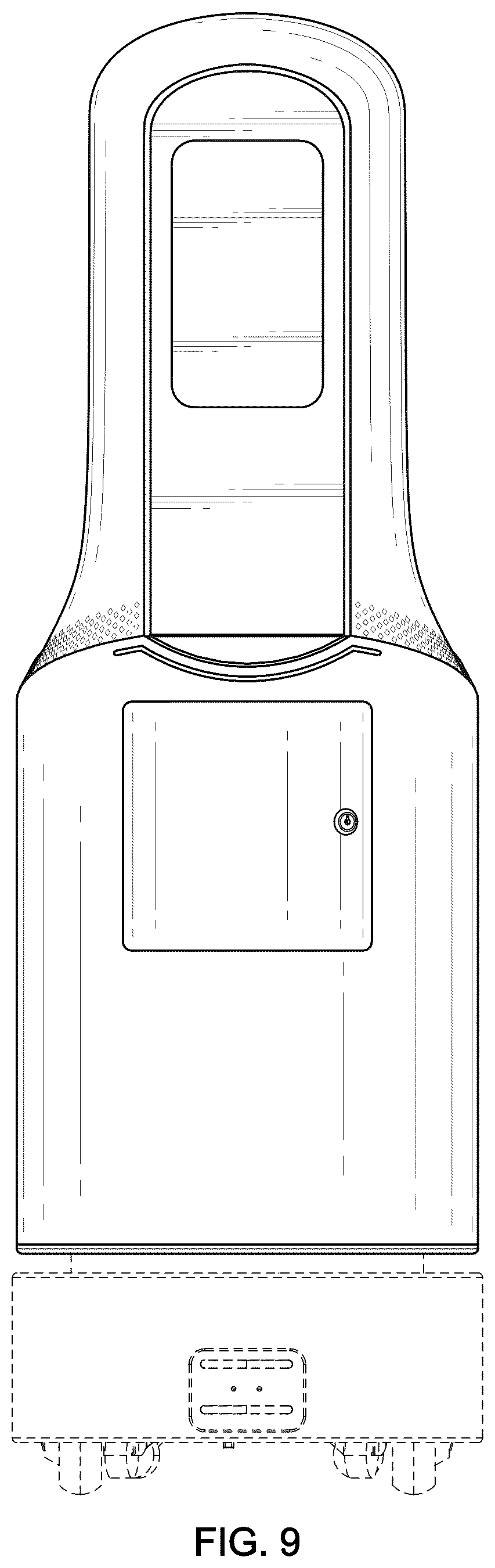 Patent USD1077055 Figure 9 – Gaming services robot