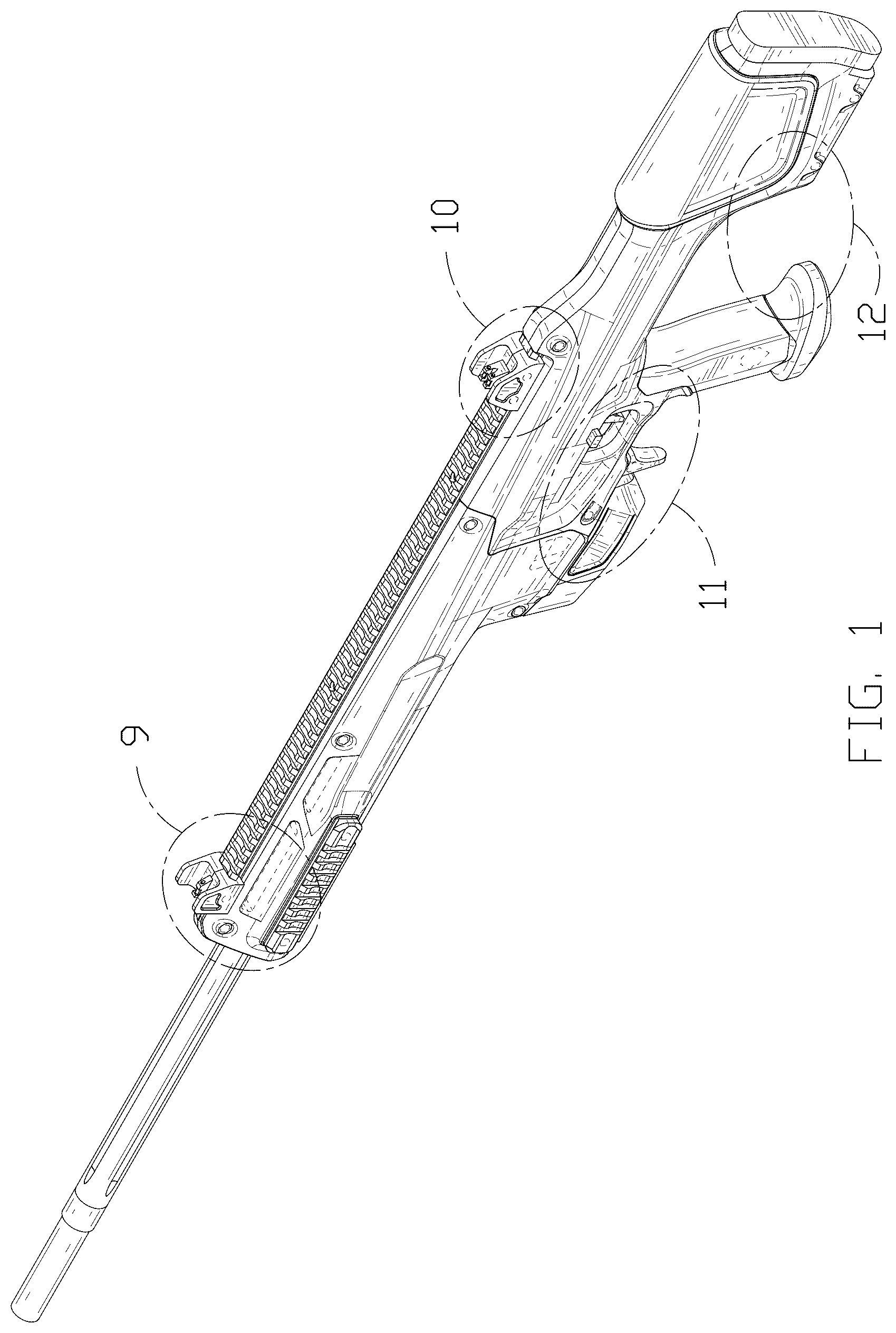 Patent USD1077080 — Toy gun — Figure 1