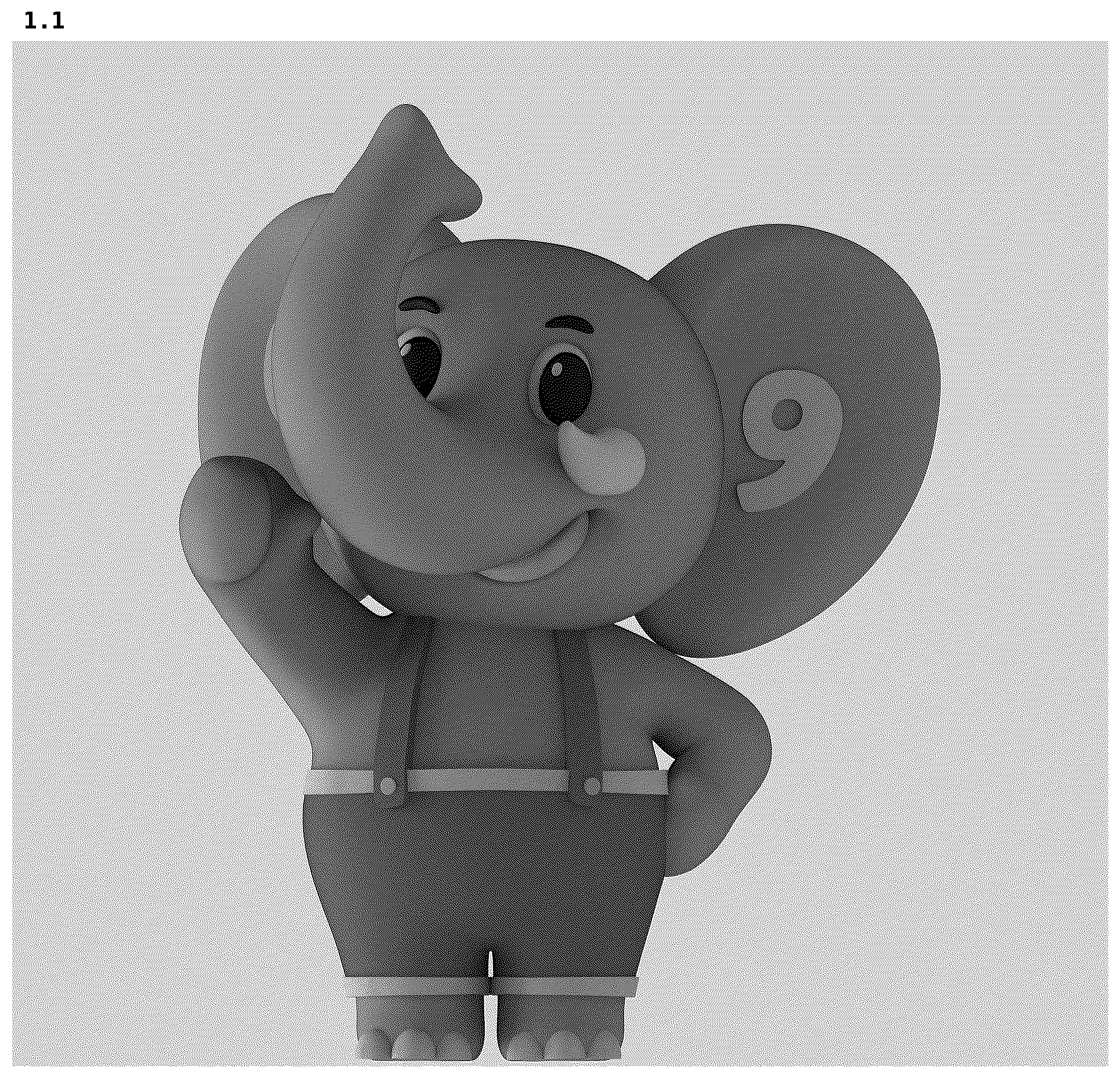 Patent USD1077087 Figure 1 – Toy cartoon figure
