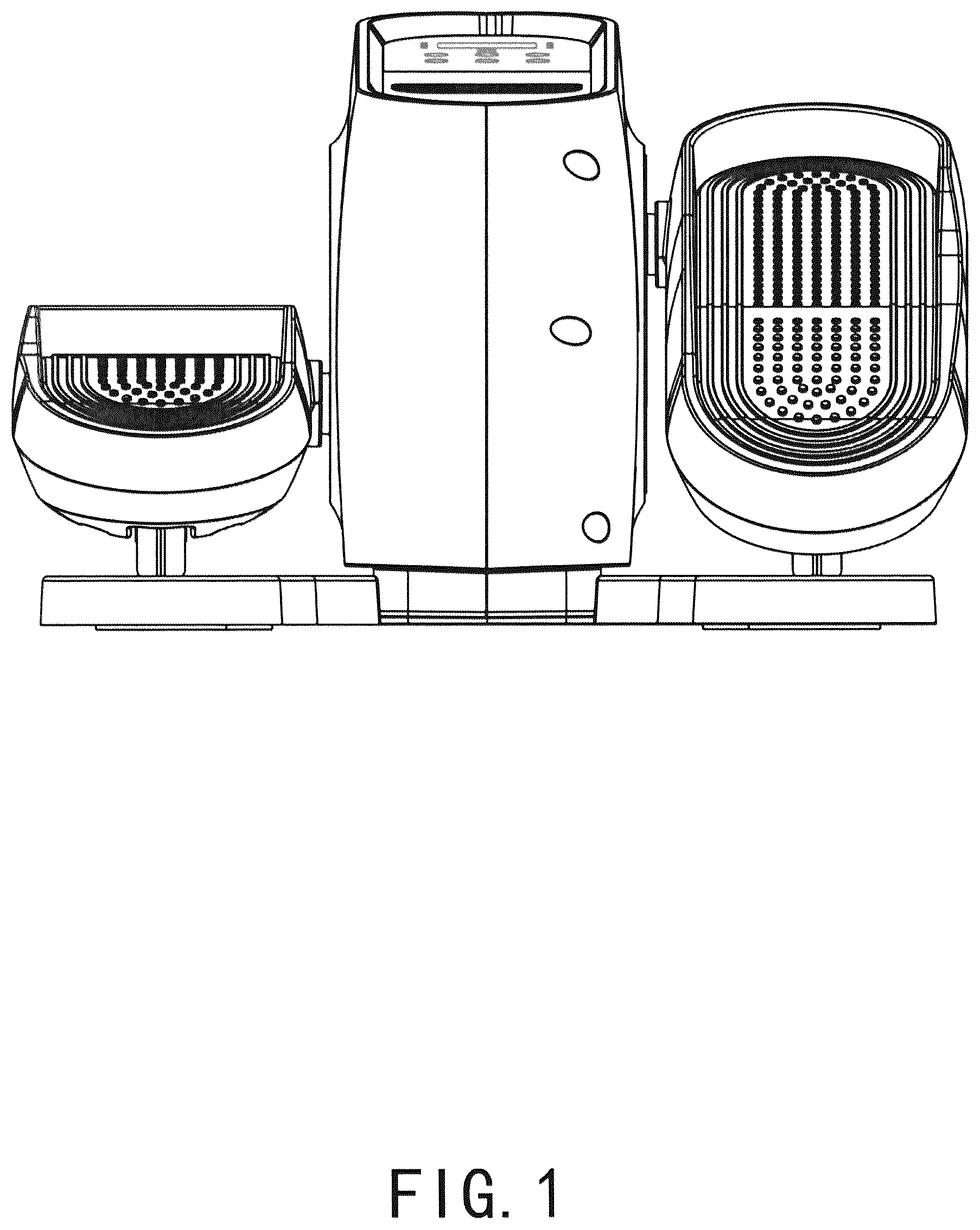 Patent USD1077091 Figure 1 – Electric elliptical trainer
