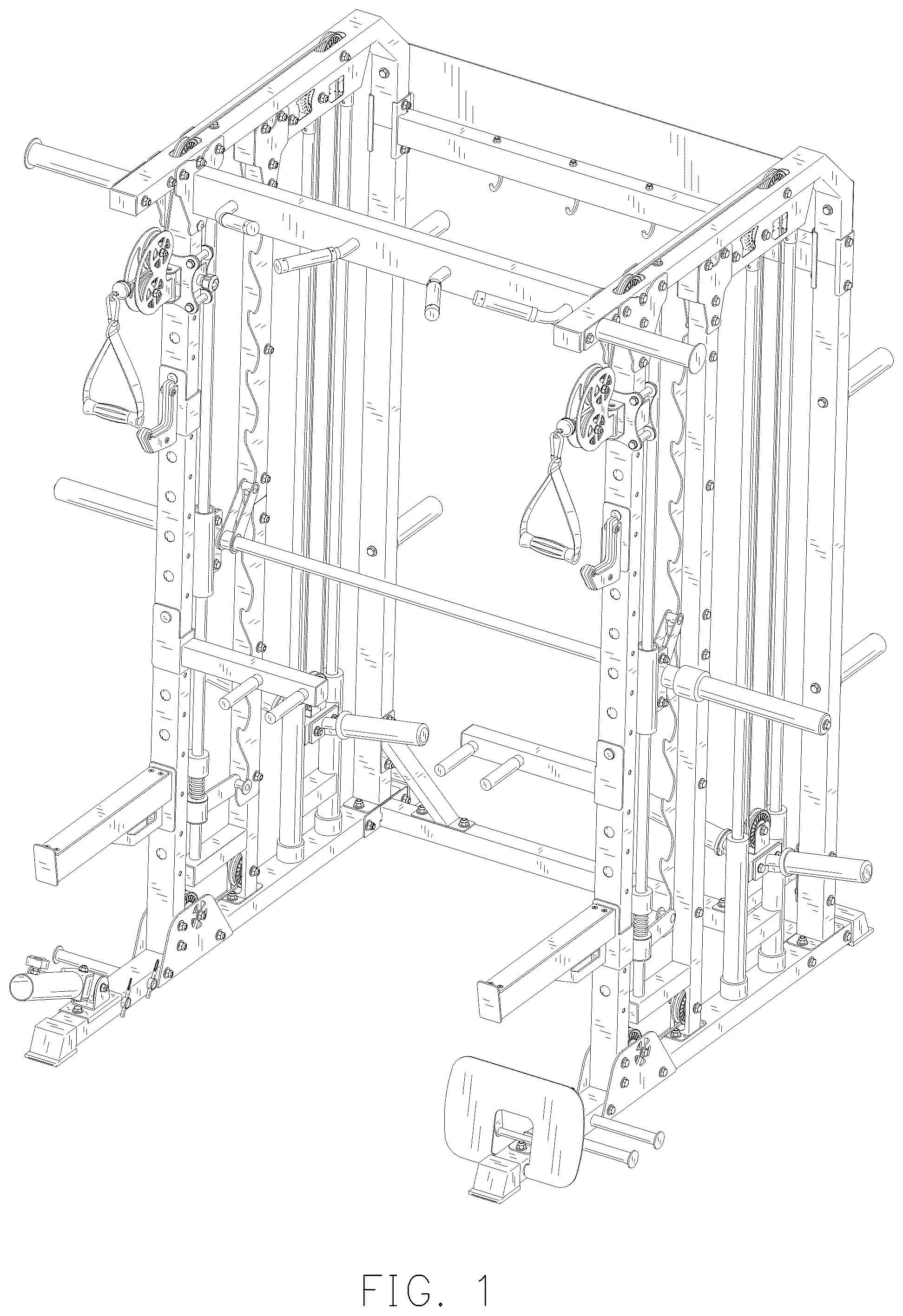 Patent USD1077093 Figure 1 – Fitness equipment
