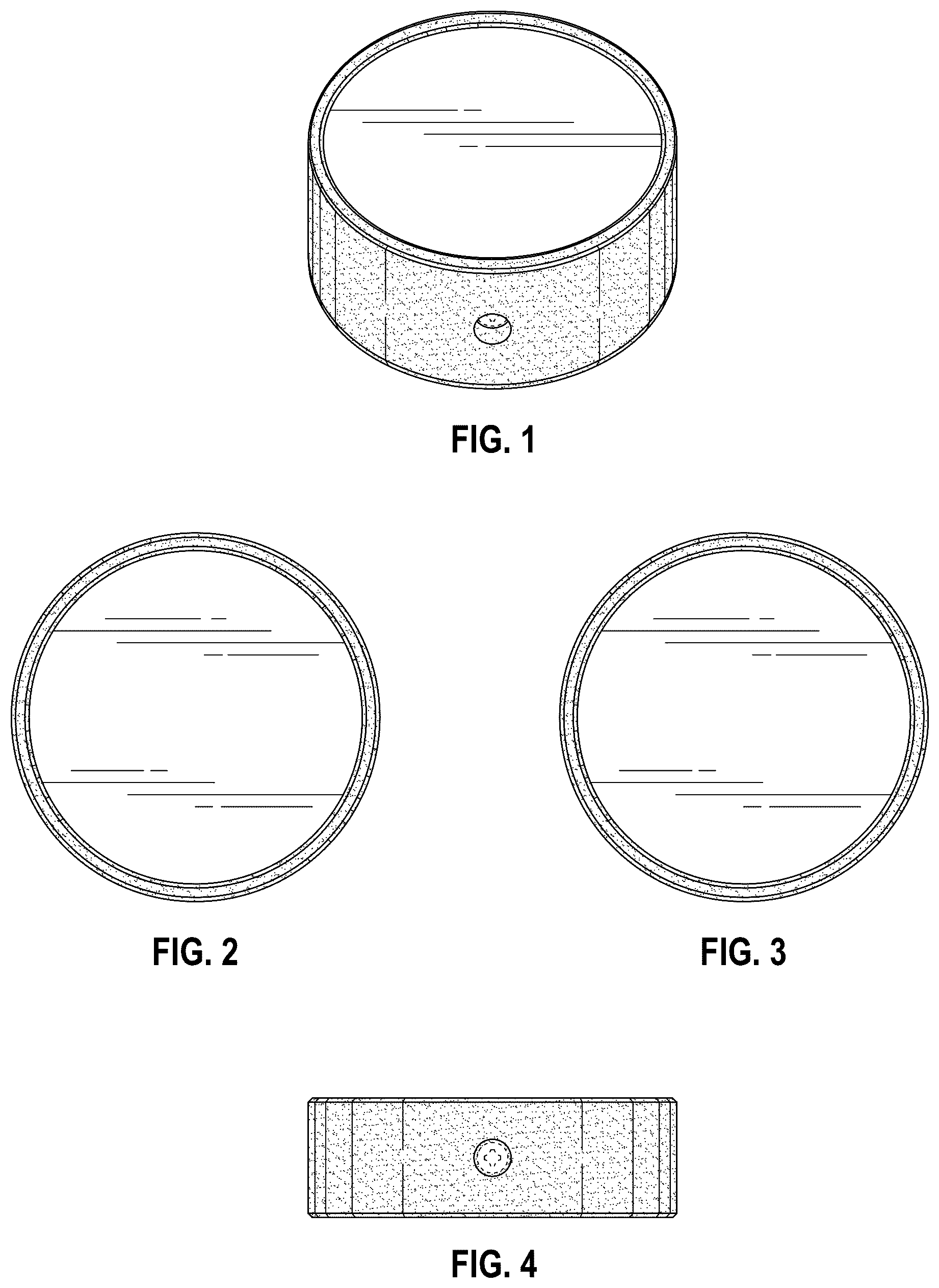 Patent USD1077097 Figure 1 – Hockey puck