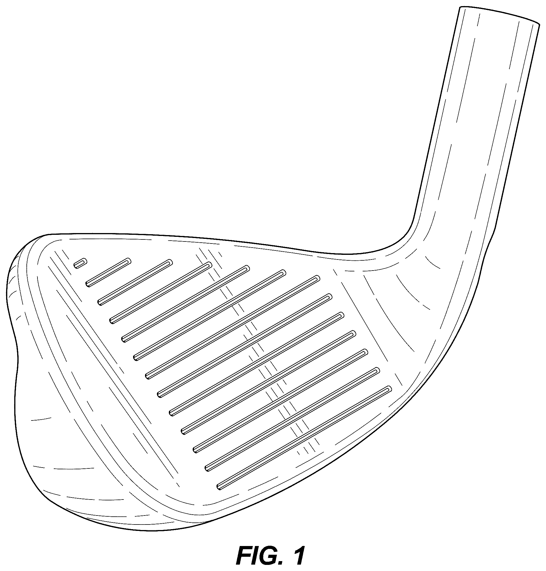 Patent USD1077103 Figure 1 – Golf club head