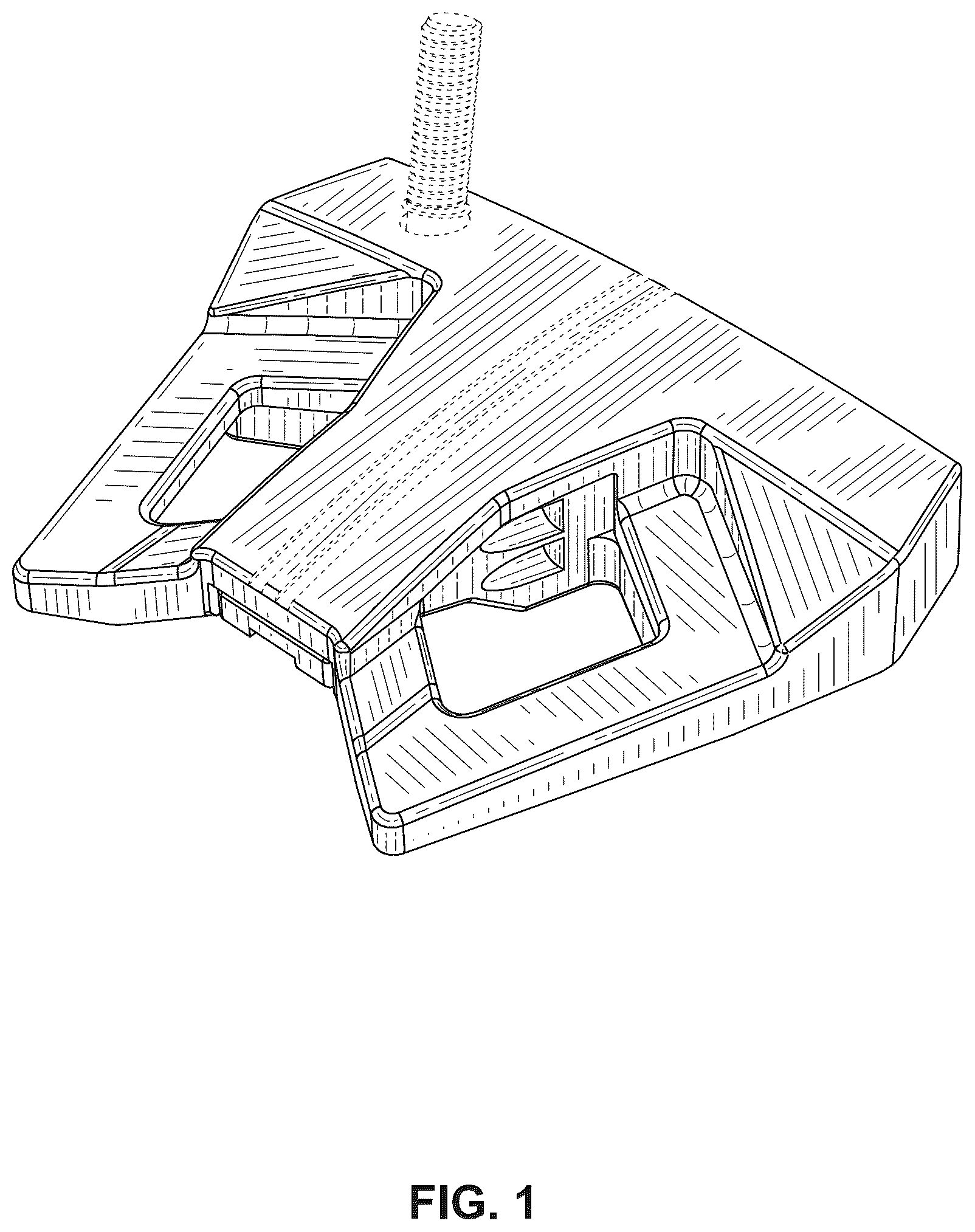 Patent USD1077107 — Putter golf club head — Figure 1